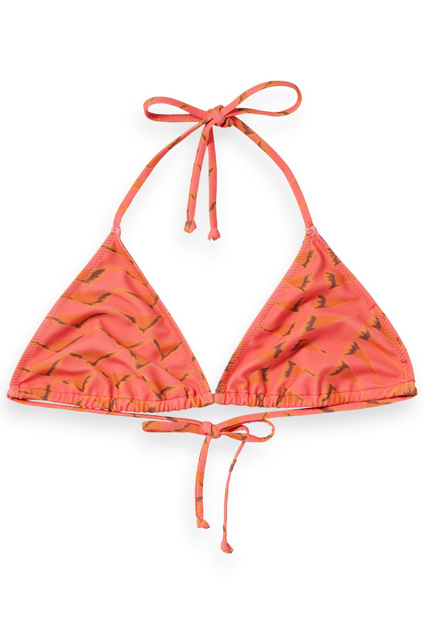 REVERSIBLE PRINTED BIKINI TOP HOUSE OF MIRRORS PINK 3