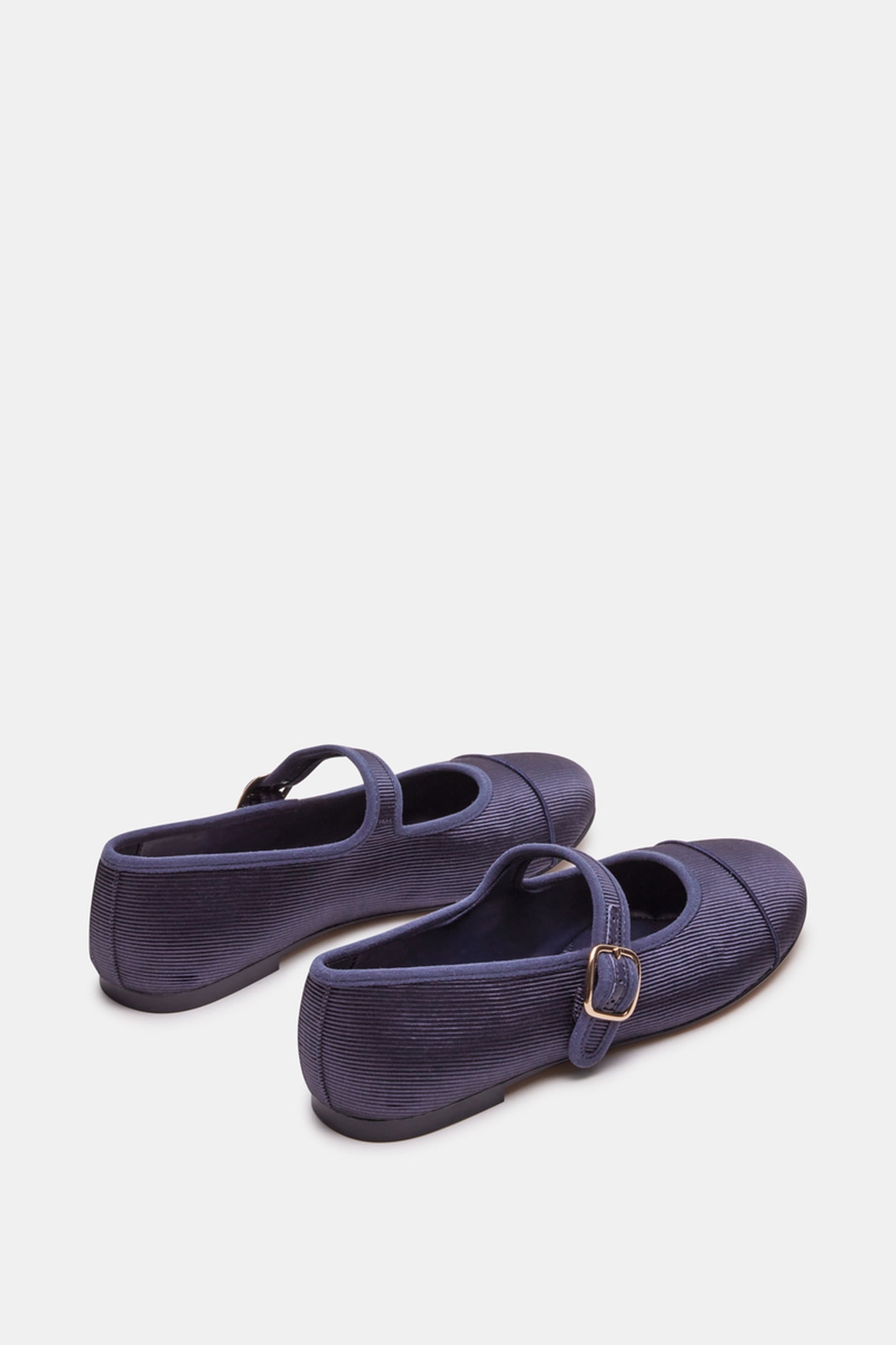 DORY FLAT SHOES NAVY SATIN 3