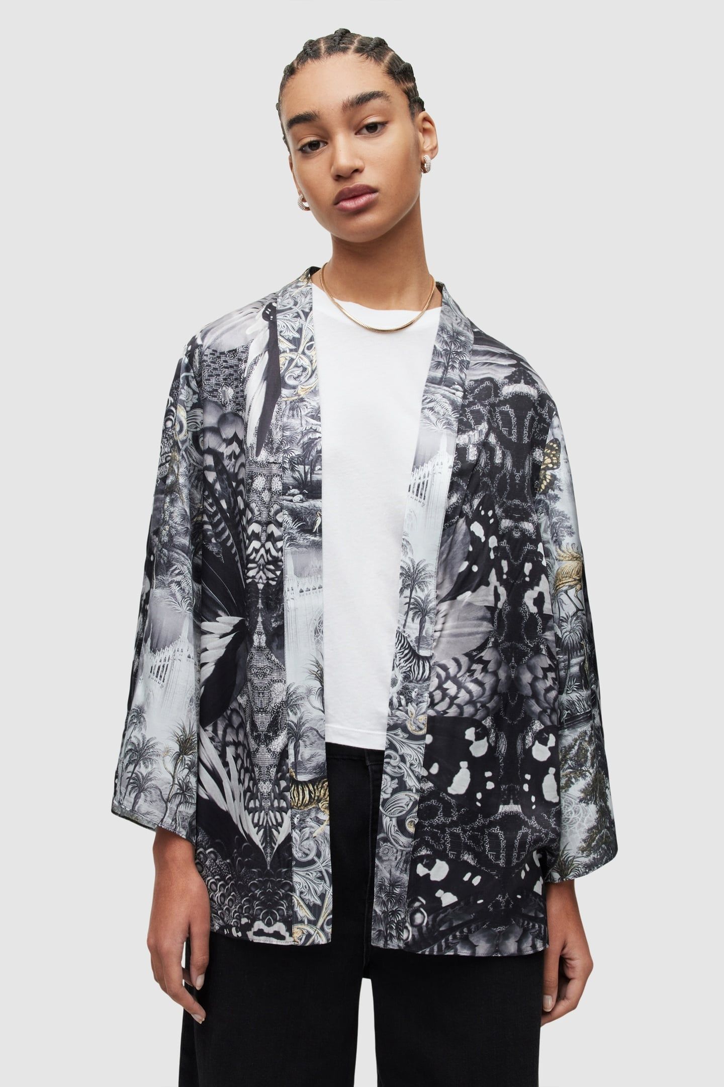 CASI GENE KIMONO BLACK 1