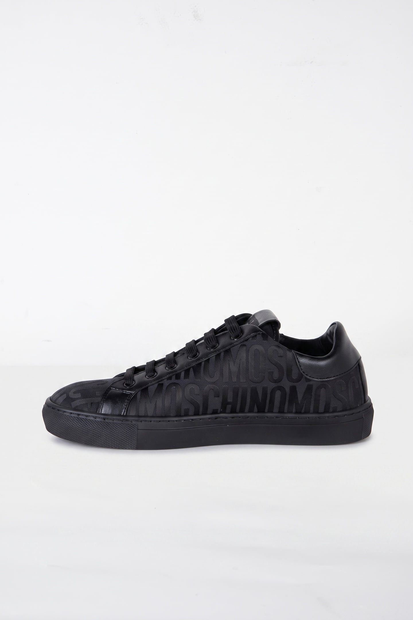 CALFSKIN SNEAKERS BLACK 2