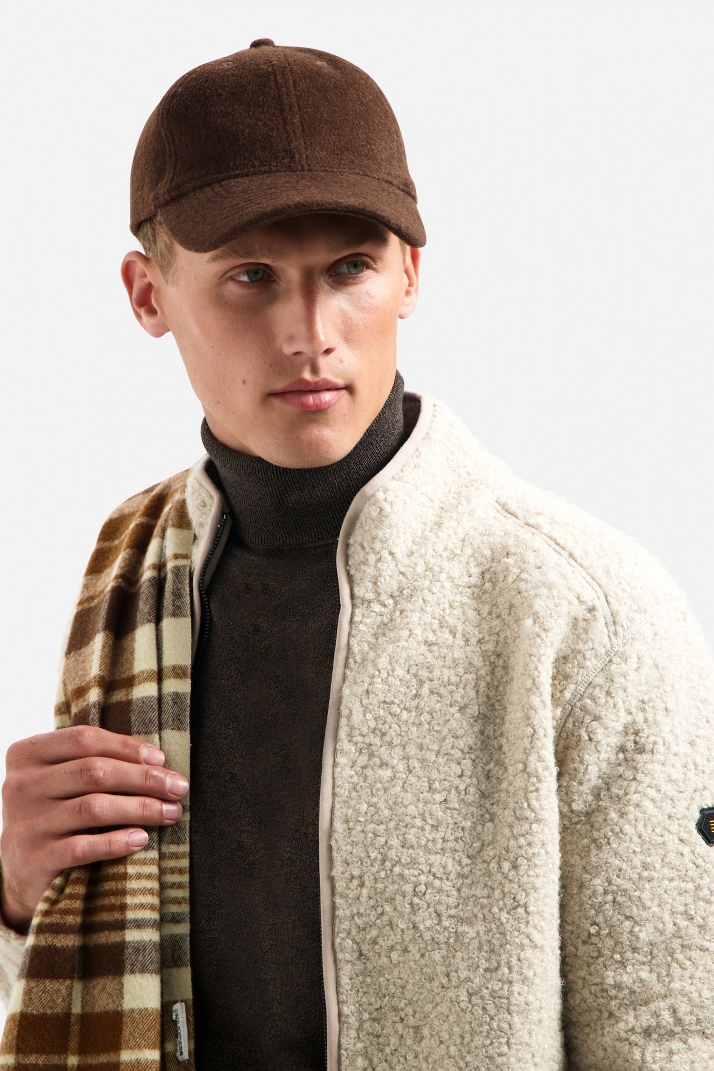 SWEATER FULL ZIP TEDDY SAND 7