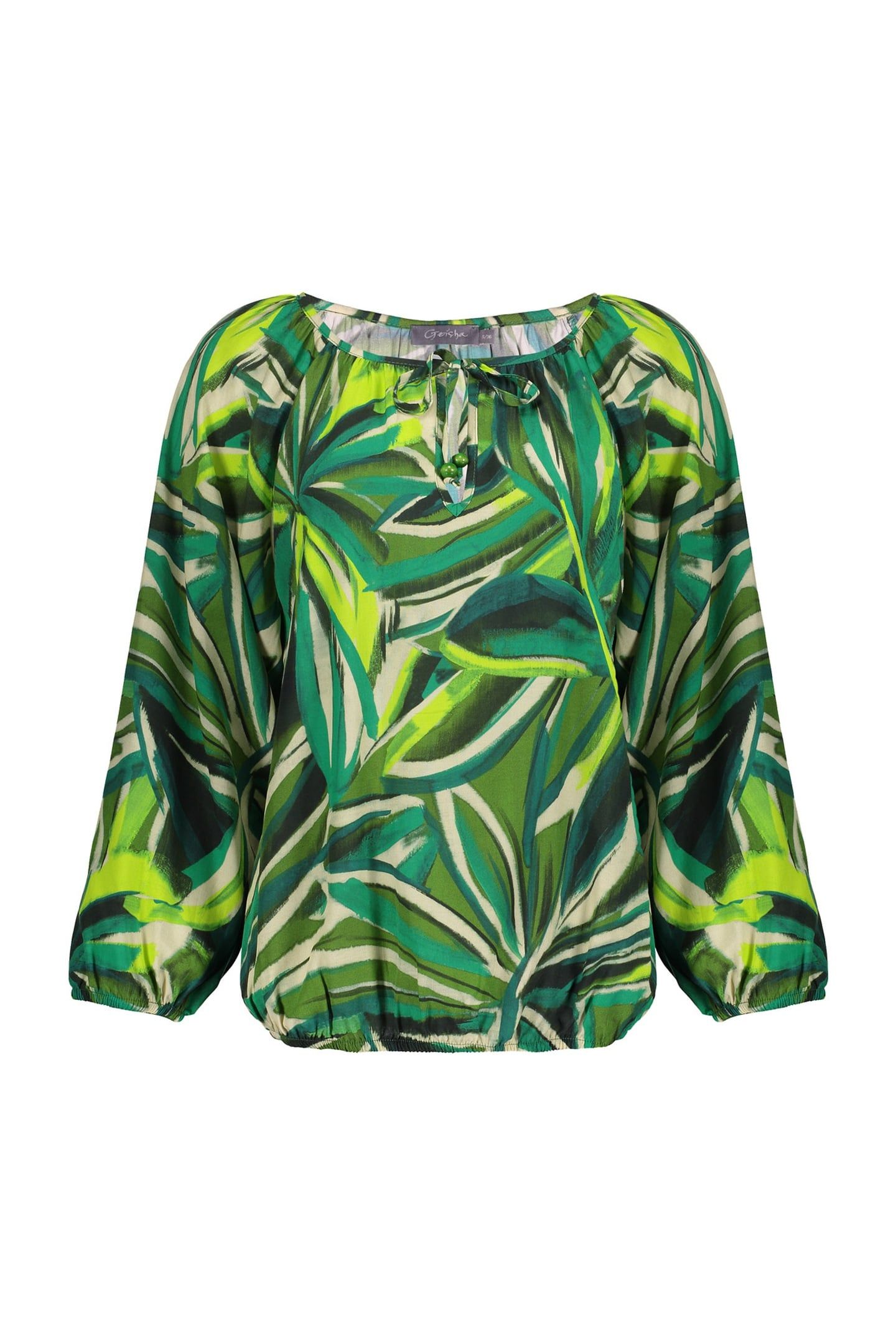 TOP ECRU/GREEN 1
