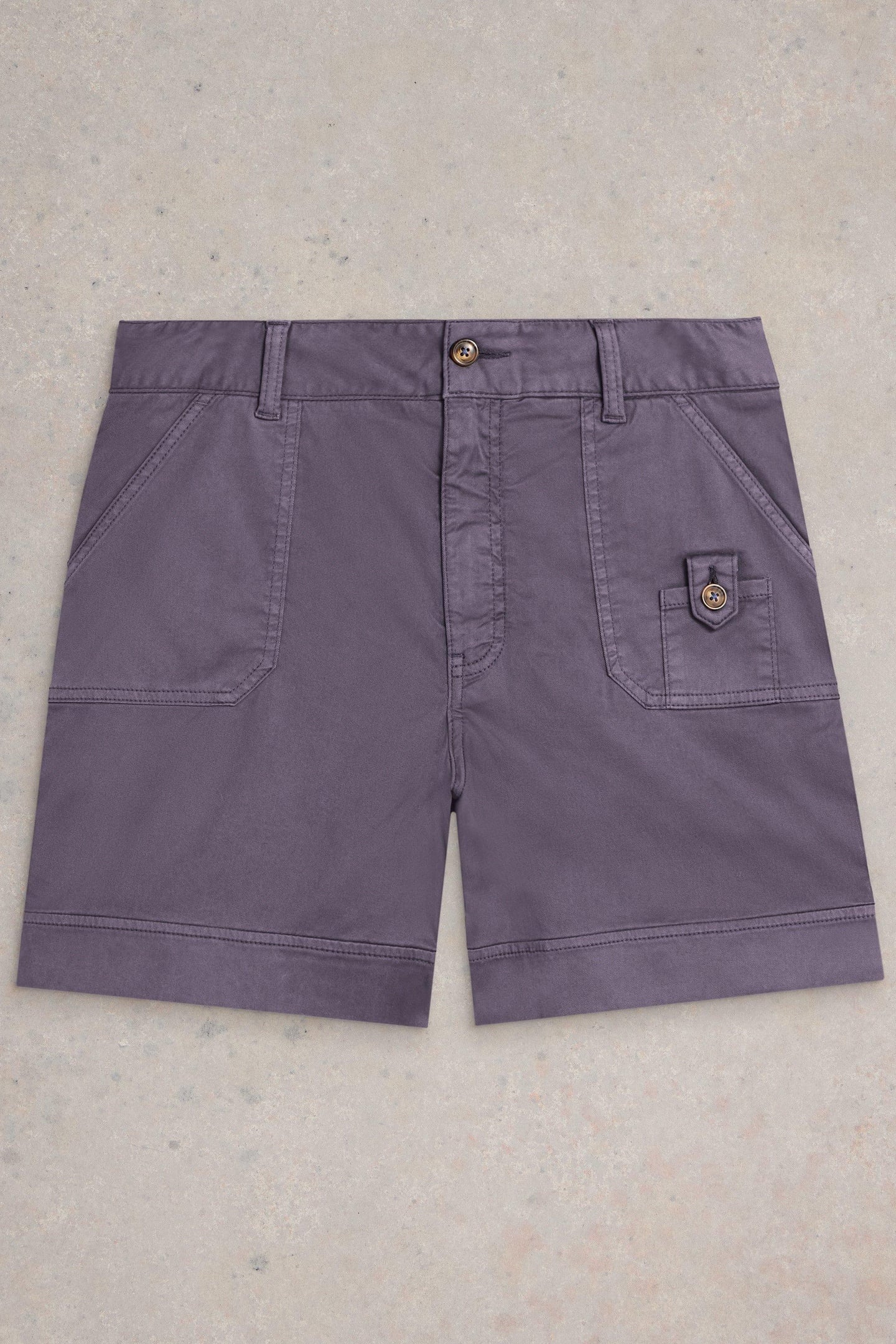 MOLLIE COMBAT SHORT MID PURPLE 4