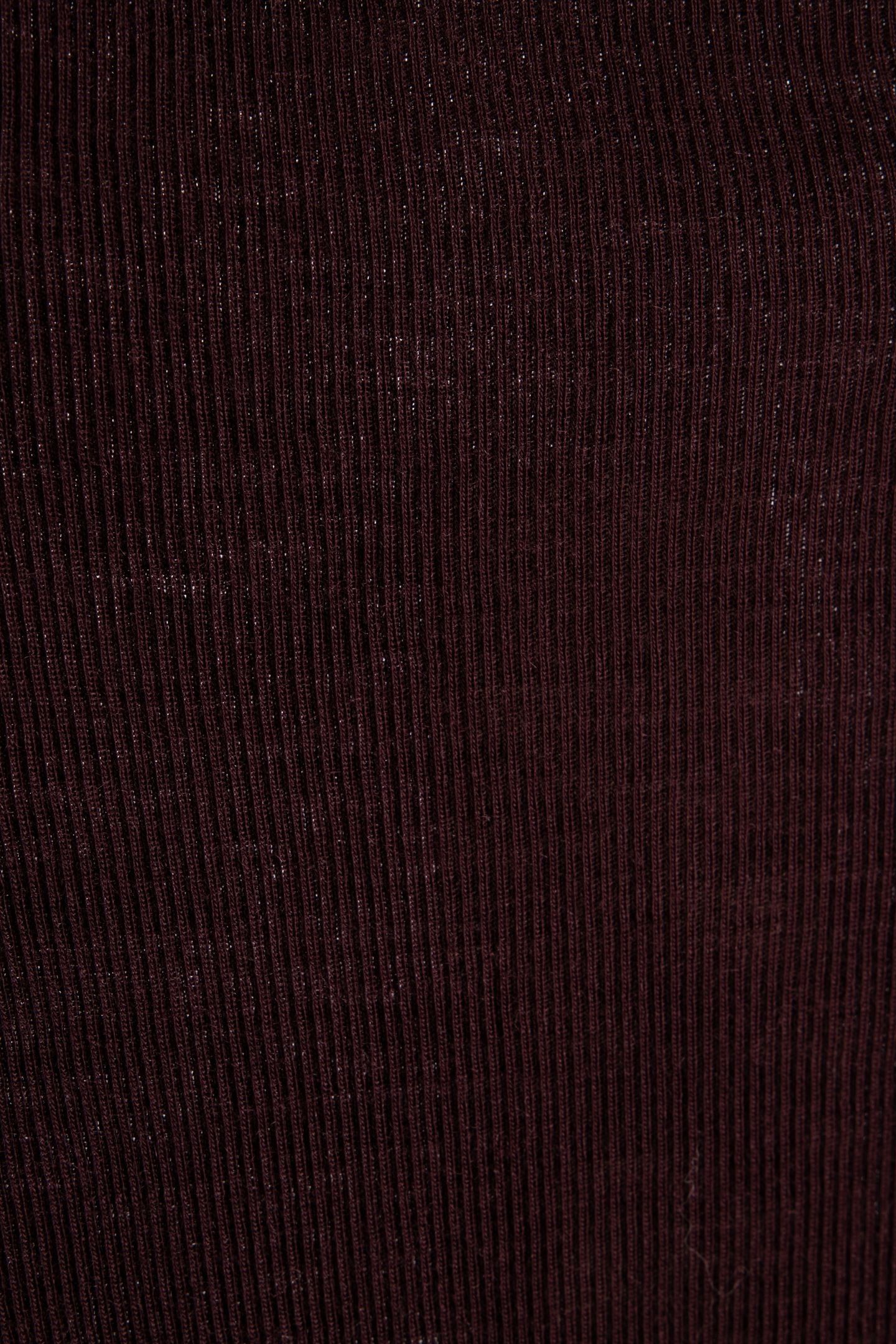 MOMA WOOL RIB MOCK NECK RED 4