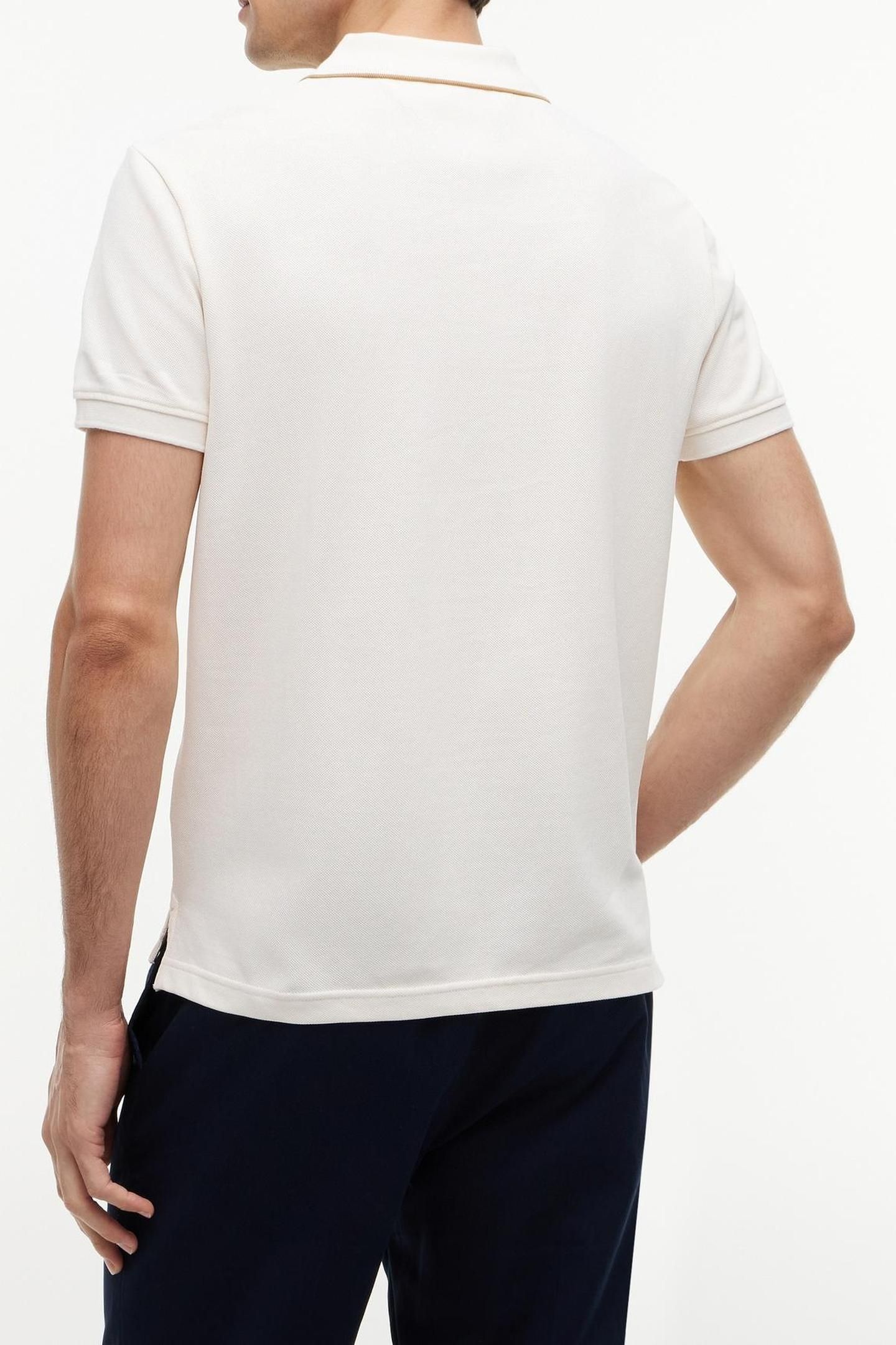 PIQUE PLACKET T-SHIRT IVORY PETAL 2