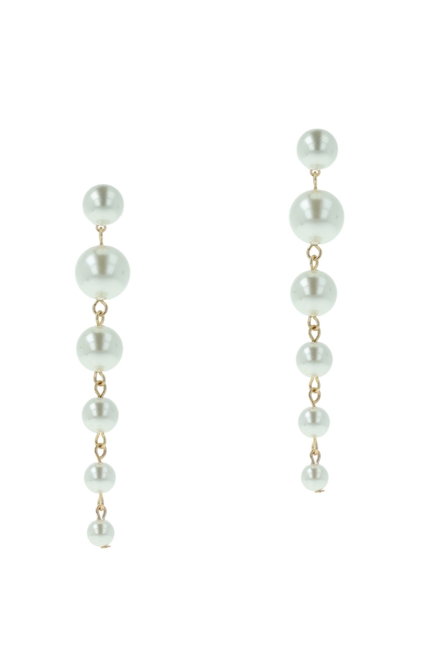 CLASSIC CREAM PEARL STRING EARRINGS CREAM 1