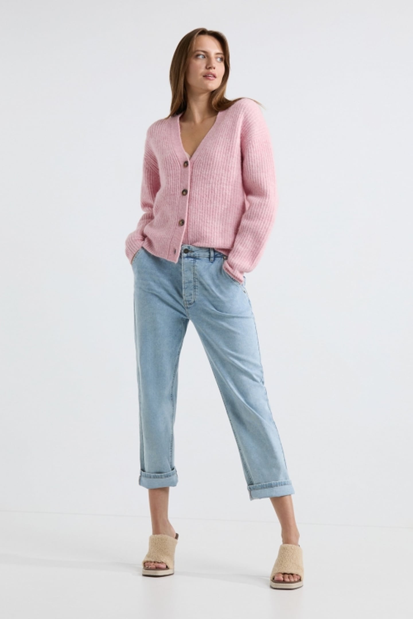 ANNABELLA CARDIGAN SOFT PINK 1