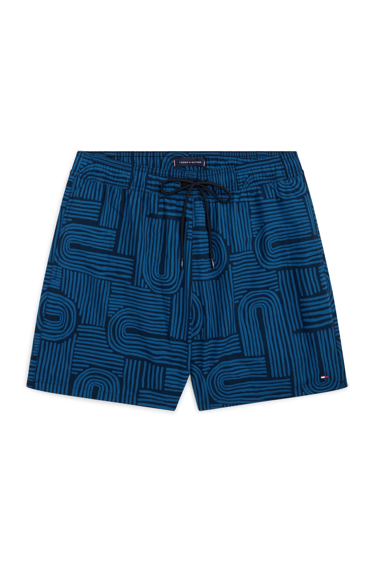 MEDIUM DRAWSTRING PRINT SWIM TRUNK ABSTRACT MOSAIC DESERT SK 4