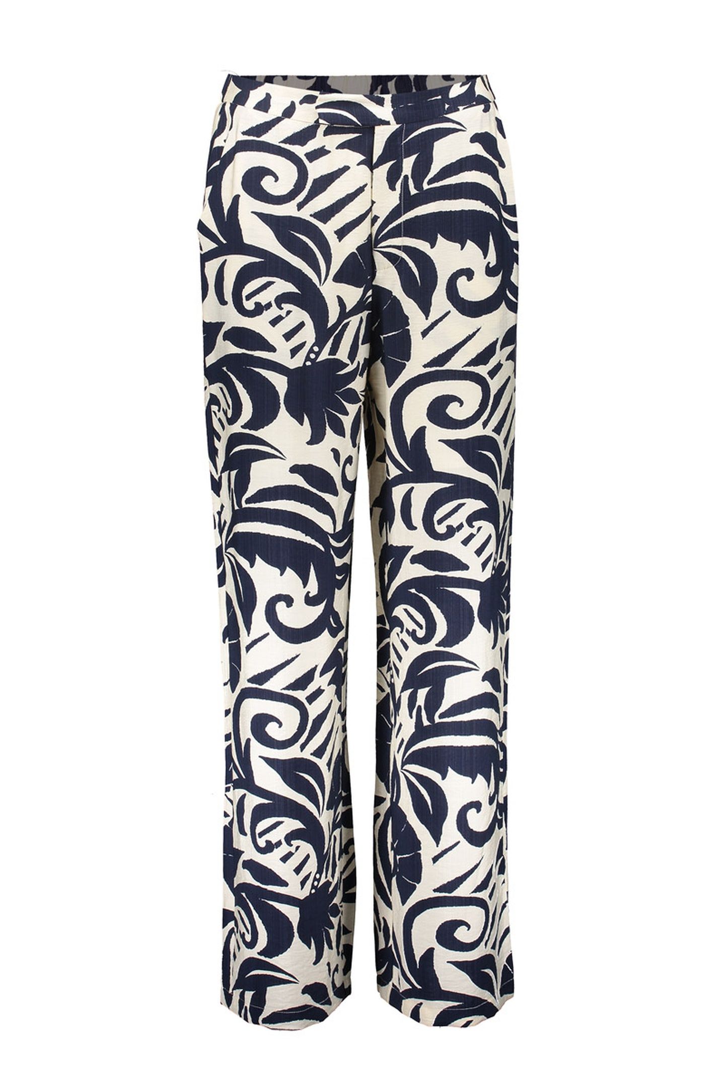 PANTS NAIVE FLOWER NAVY/OFF-WHITE 1