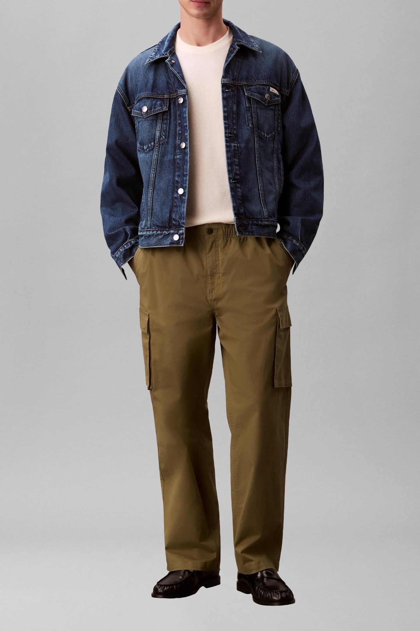 RELAXED STRAIGHT COMFORT JEAN DEEP LICHEN GREEN 1
