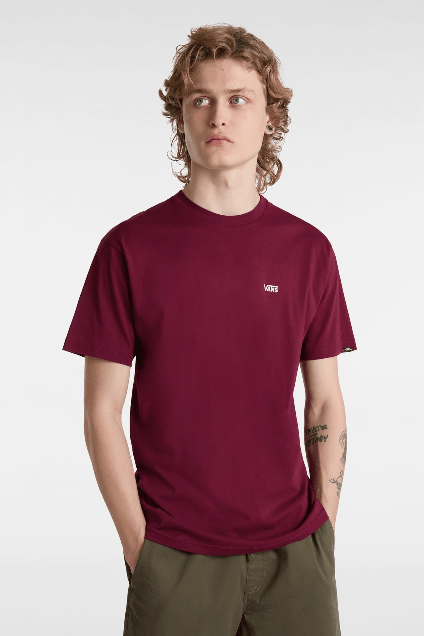 LEFT CHEST LOGO TEE PURPLE 1