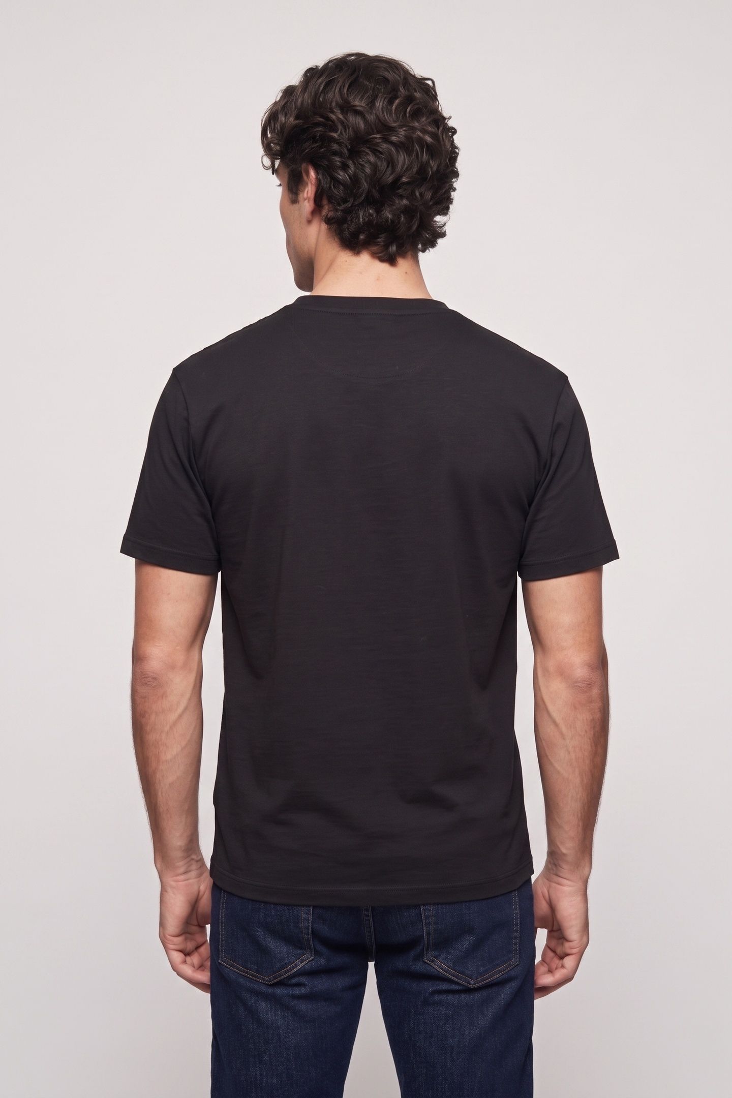 SHORT-SLEEVED T-SHIRT WITH EMBROIDERY BLACK WASHED 2