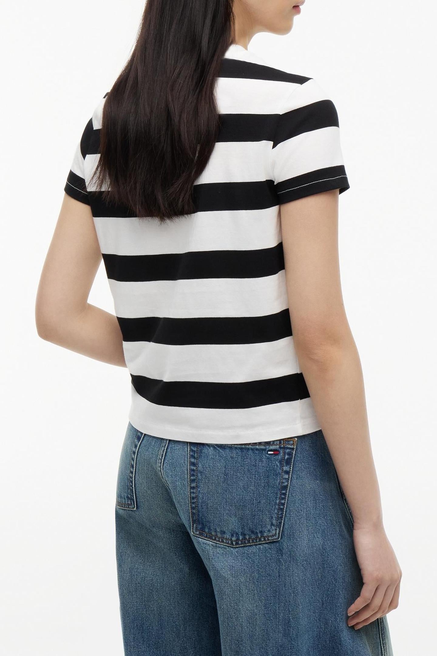 REGULAR FLAG JERSEY BLACK/STRIPE 2