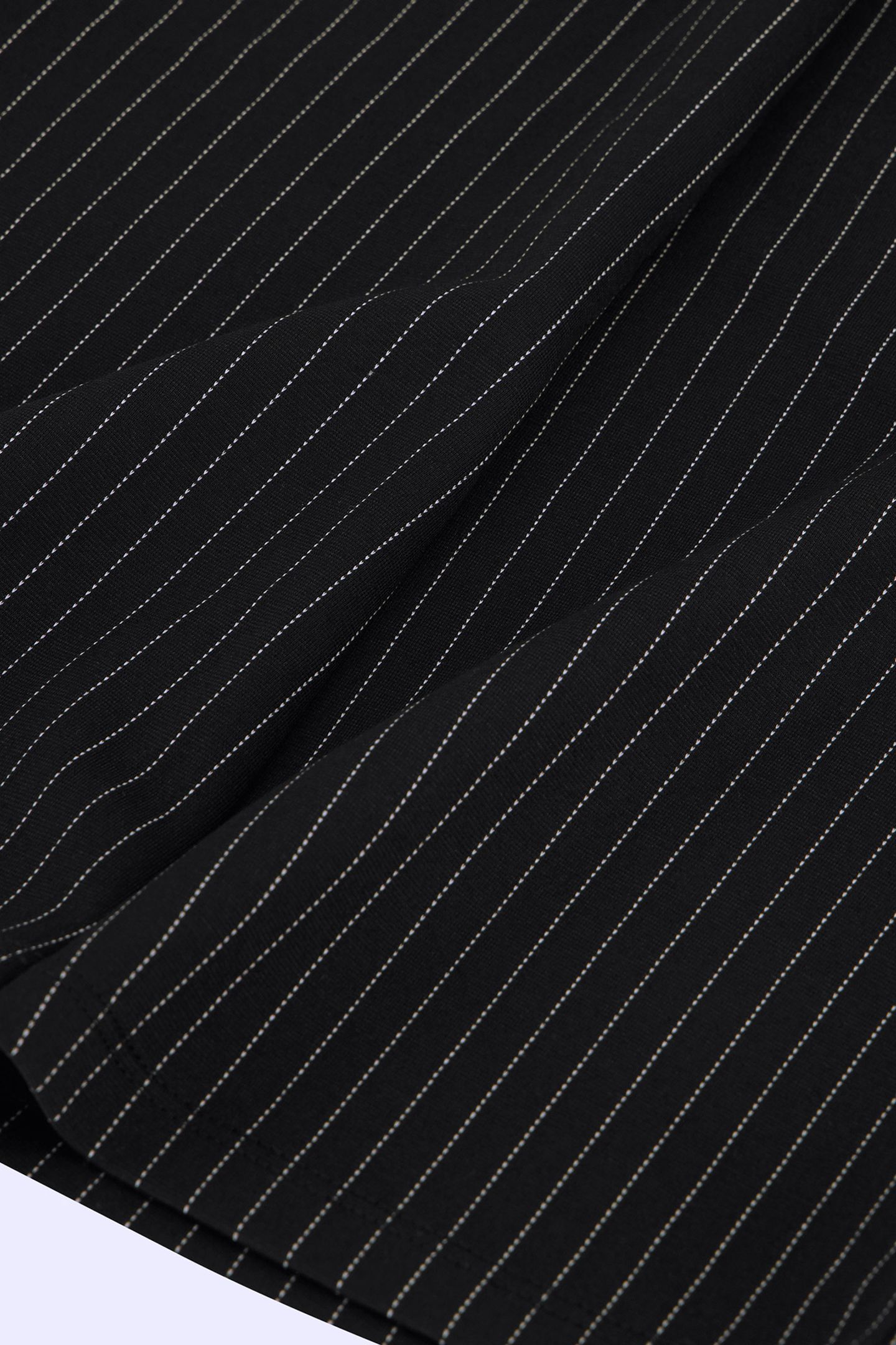 JANE PINSTRIPE FLARED PANTS BLACK 4