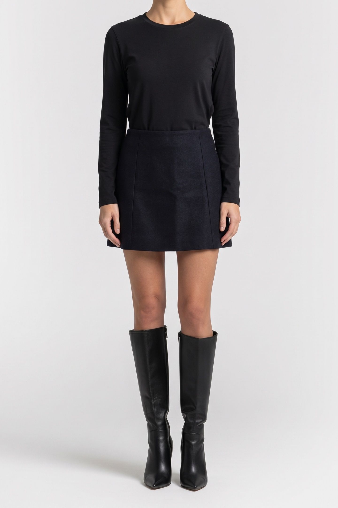 JENTE WOOL SKIRT BLUE 1