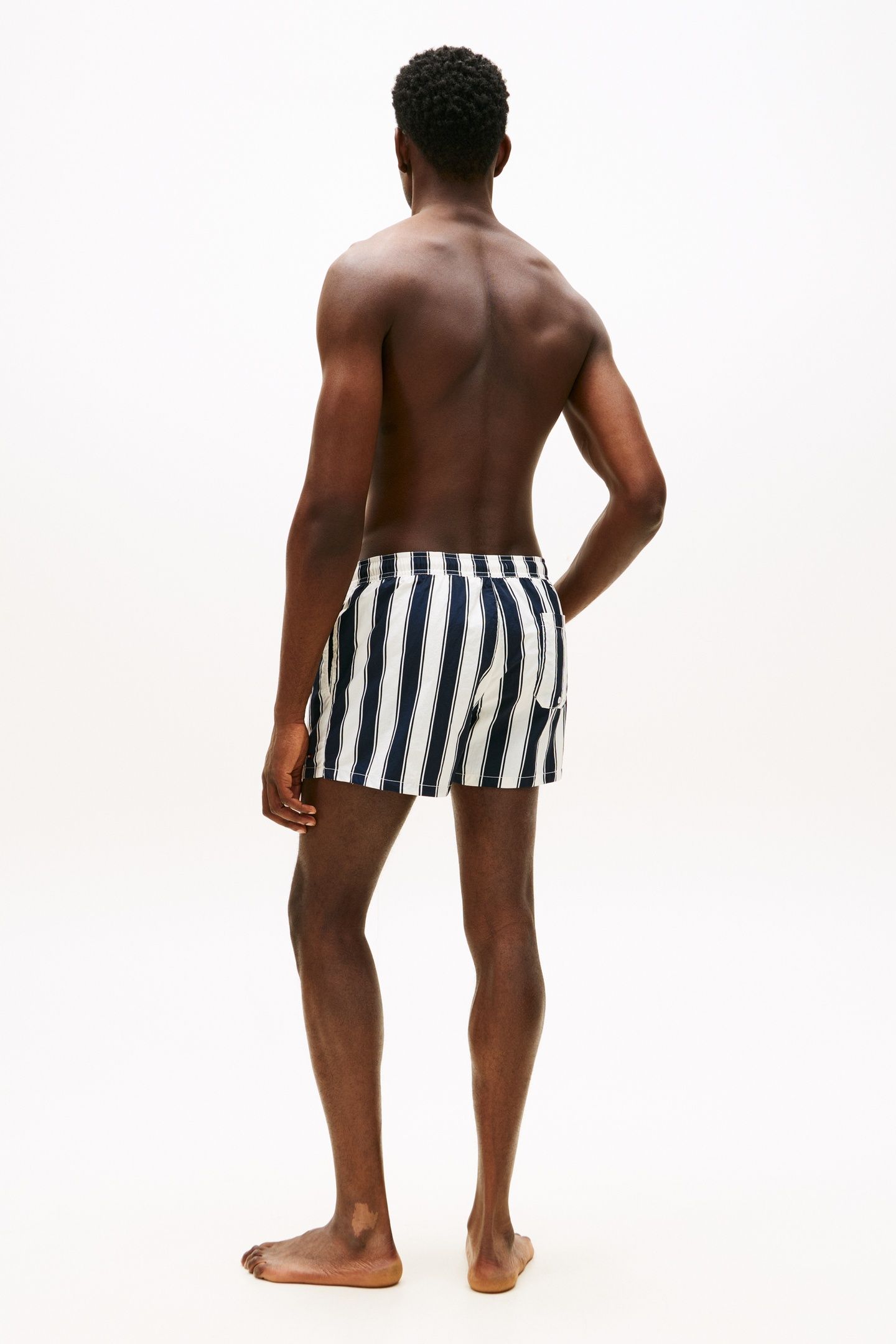 SHORT DRAWSTRING PRINT SWIM TRUNK SUMMER STRIPE DESERT SKY 3
