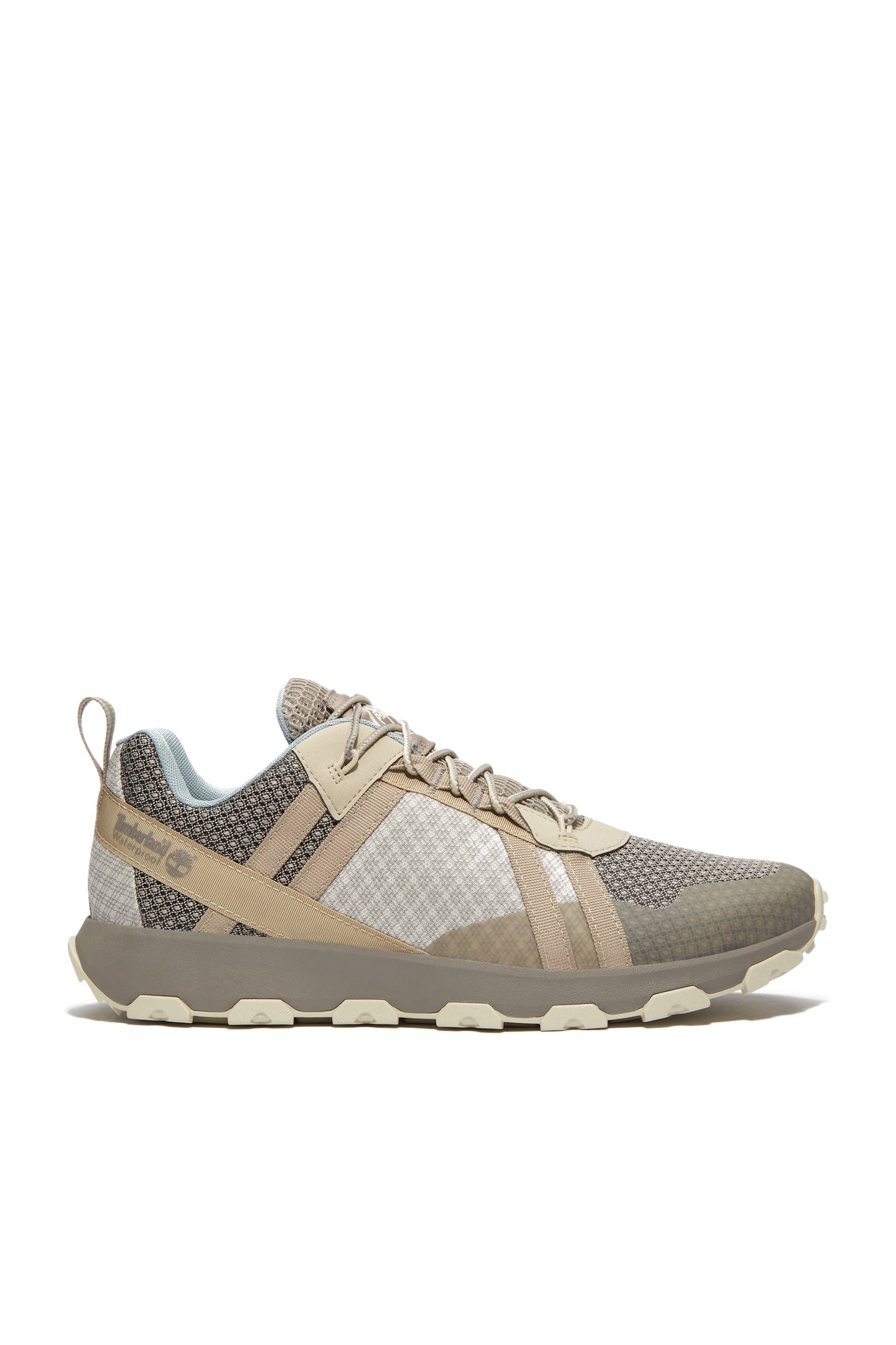 WINSOR TRAIL LOW LACE UP WATERPROOF SNEAKER MEDIUM GREY MESH 1