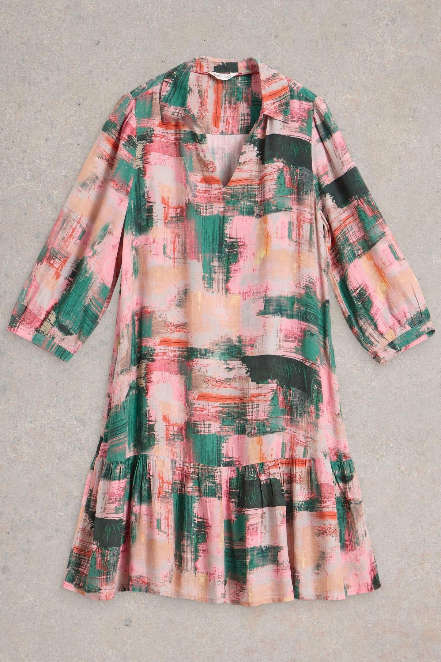 HARPREET DRESS PINK MULTI 3