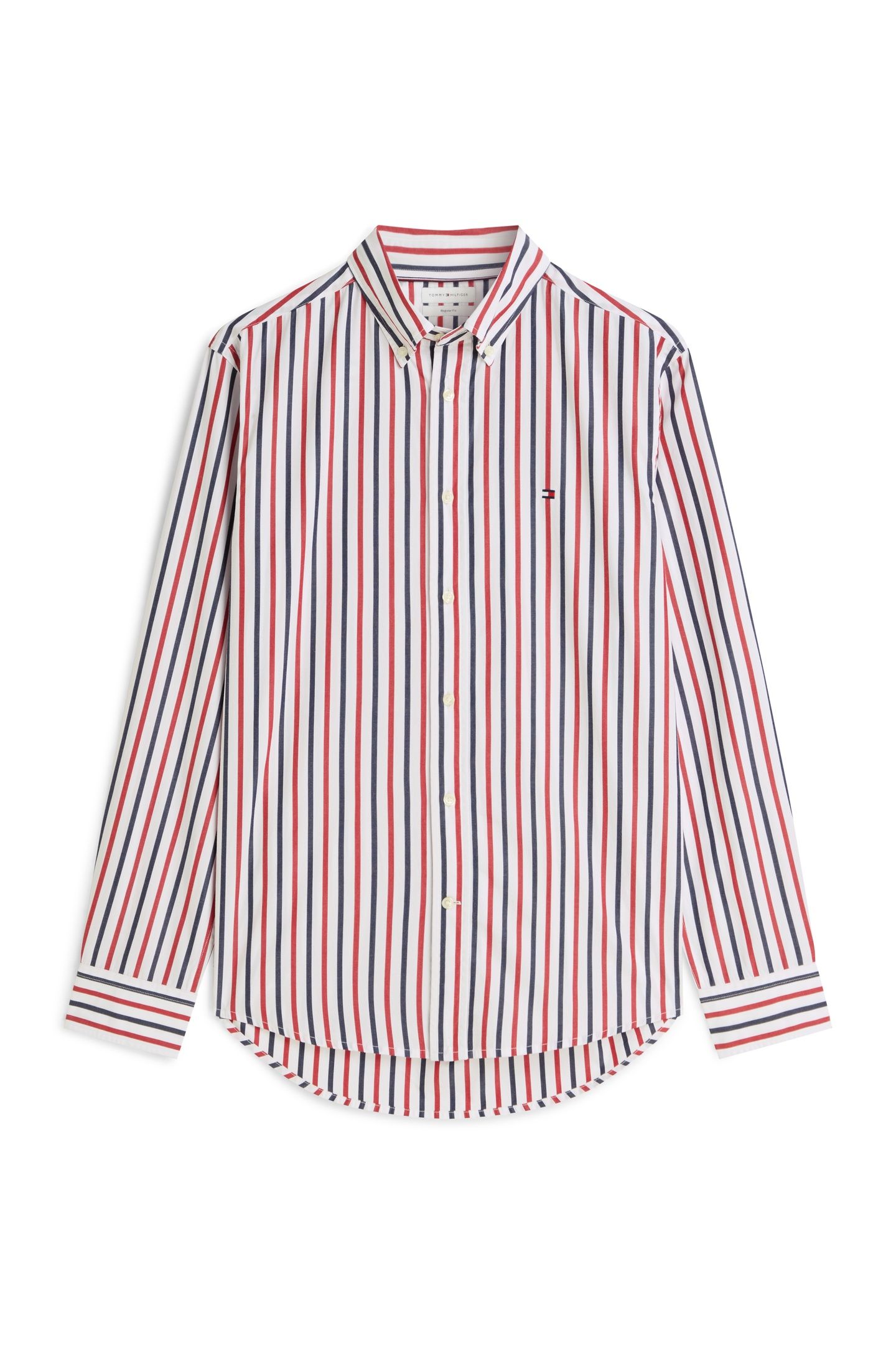 FLEX POPLIN SEASONAL MEDIUM RED/MULTISTRIPE 4