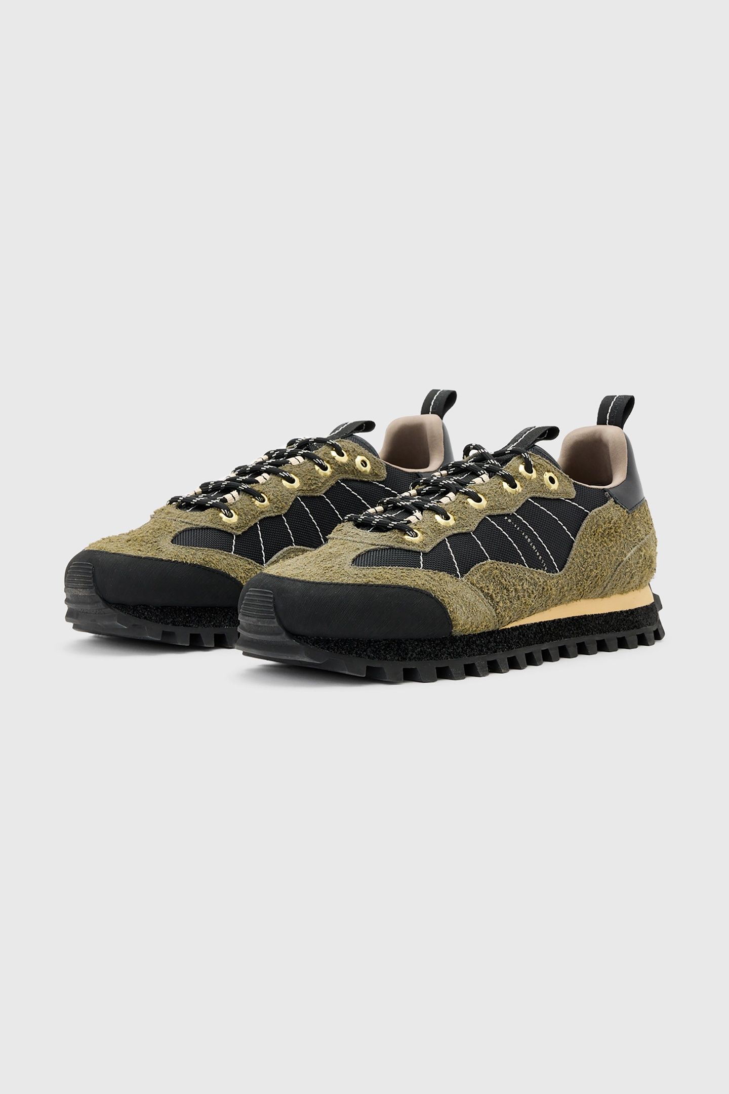NEVIS SNEAKER KHAKI GREEN/BLACK 2
