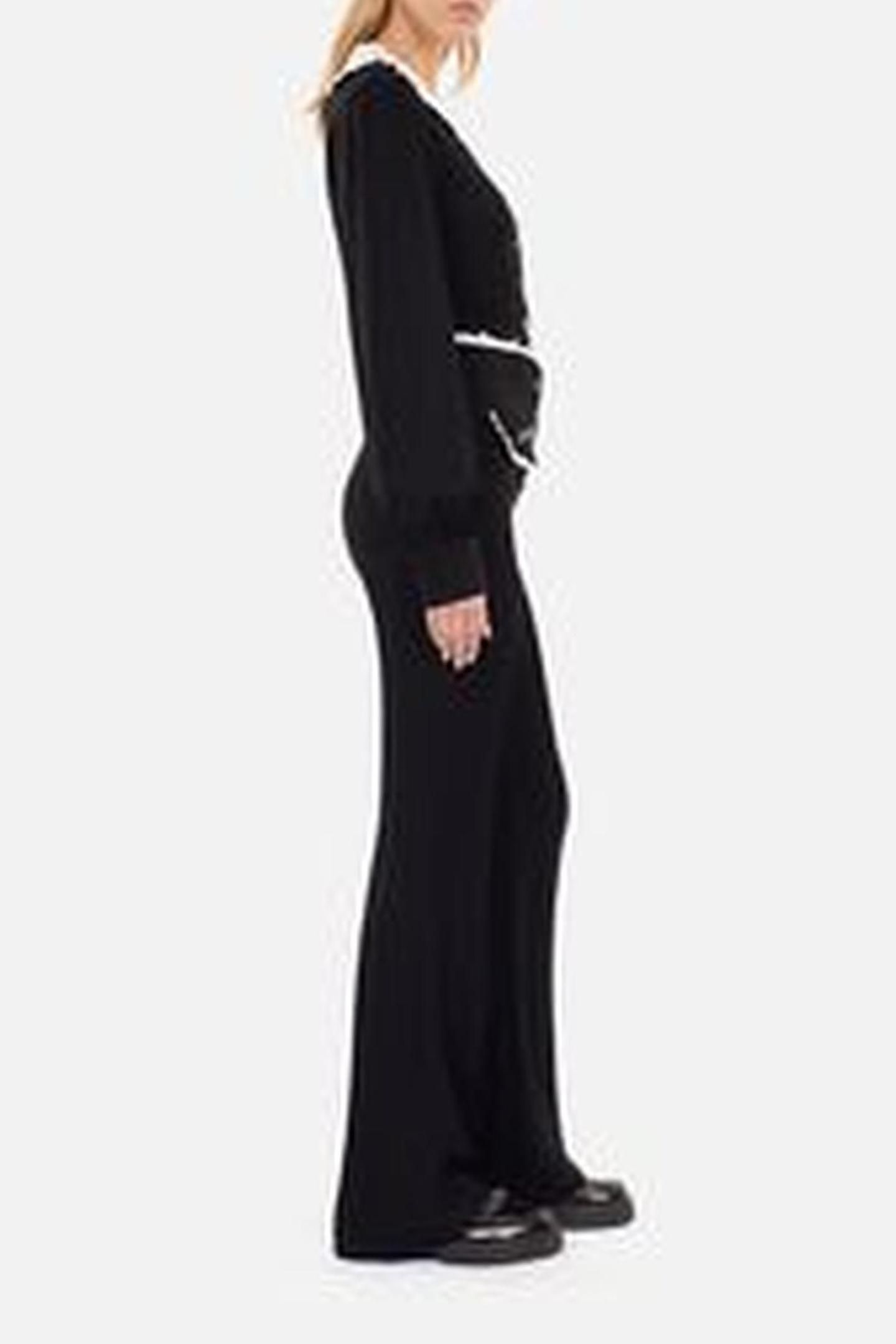 JACQUARD TROUSERS BLACK 4
