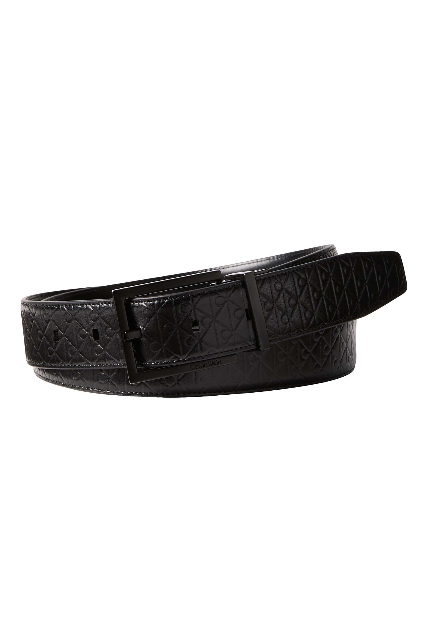 SQUARE BUCKLE SMOOTH BELT BLACKAOP/BLACK/MATTE BLACK 1