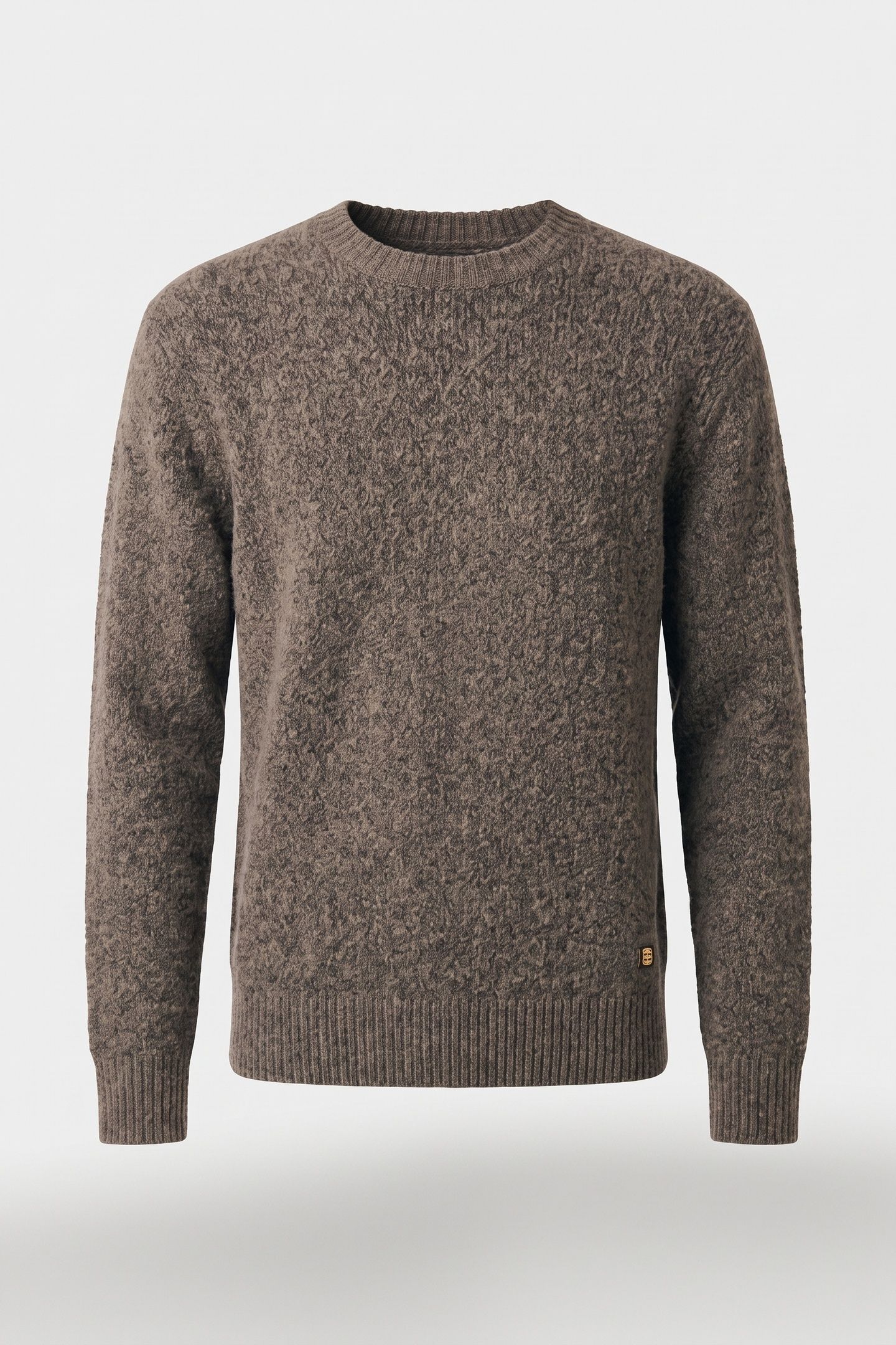 PULLOVER CREWNECK SOFT WOOLBLEND SAND 3