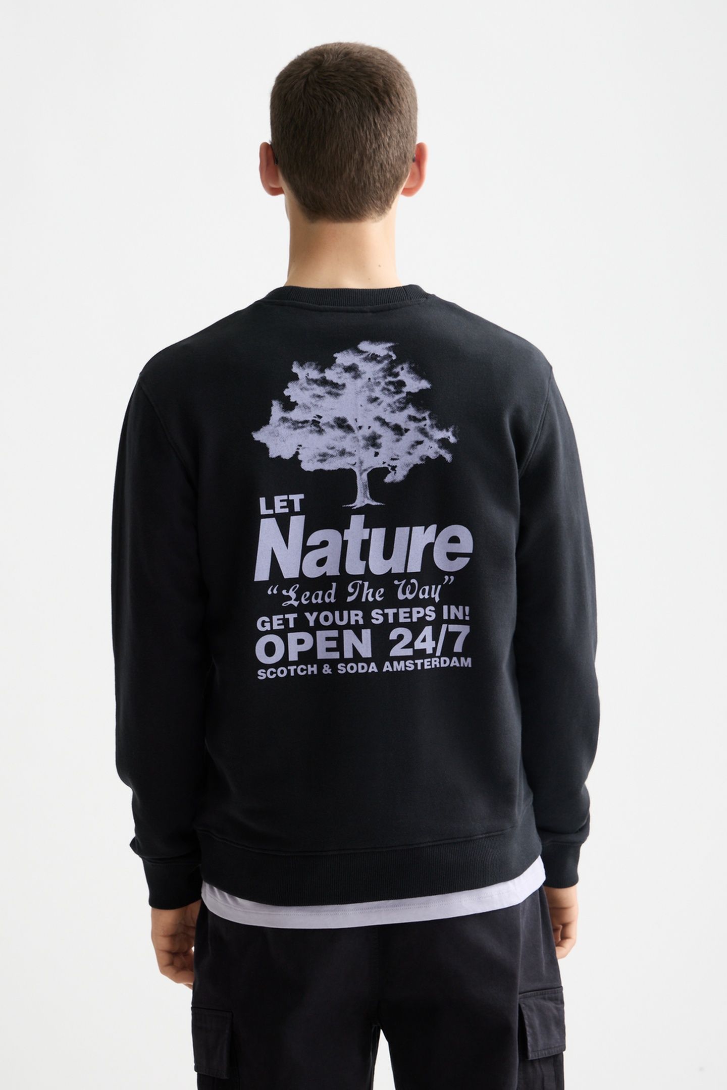 FRONT + BACK ARTWORK SWEATSHIRT METEORITE 2