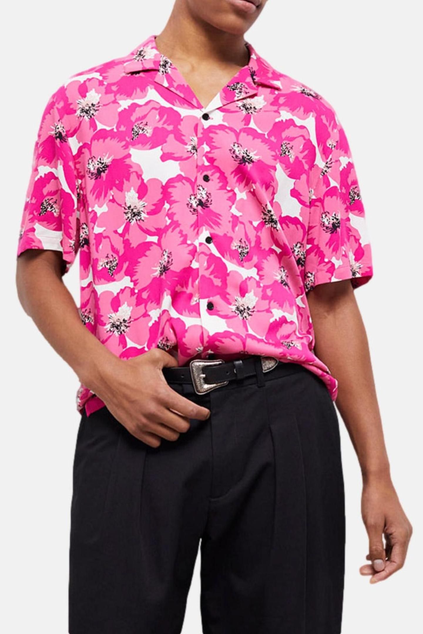 SHORT-SLEEVED SHIRT PINK 2