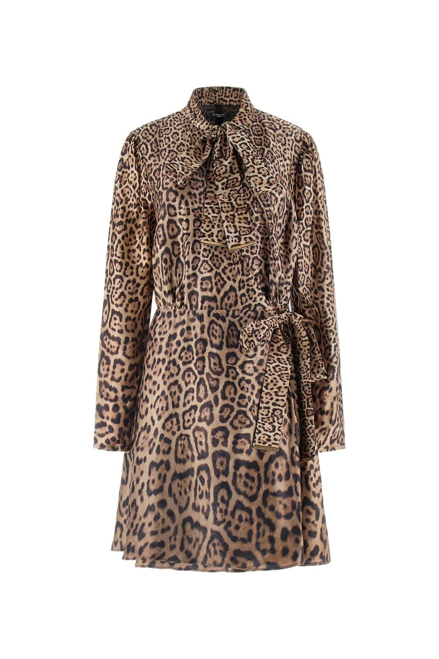 ALANIS WRAP W/TIE LS CHARMING LEOPARD DEG 6