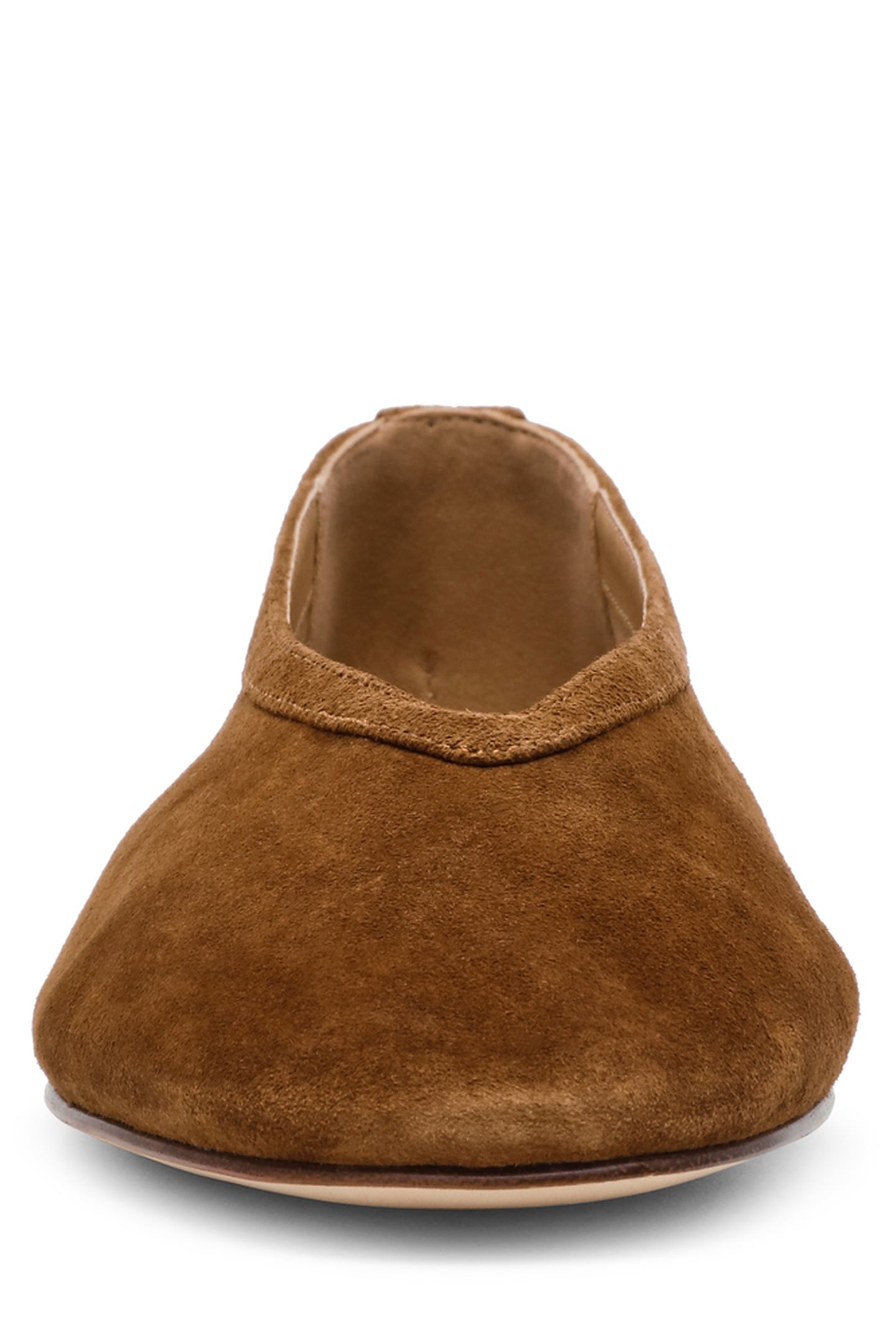 LENI FLAT SHOES CHESTNUT SUEDE 4
