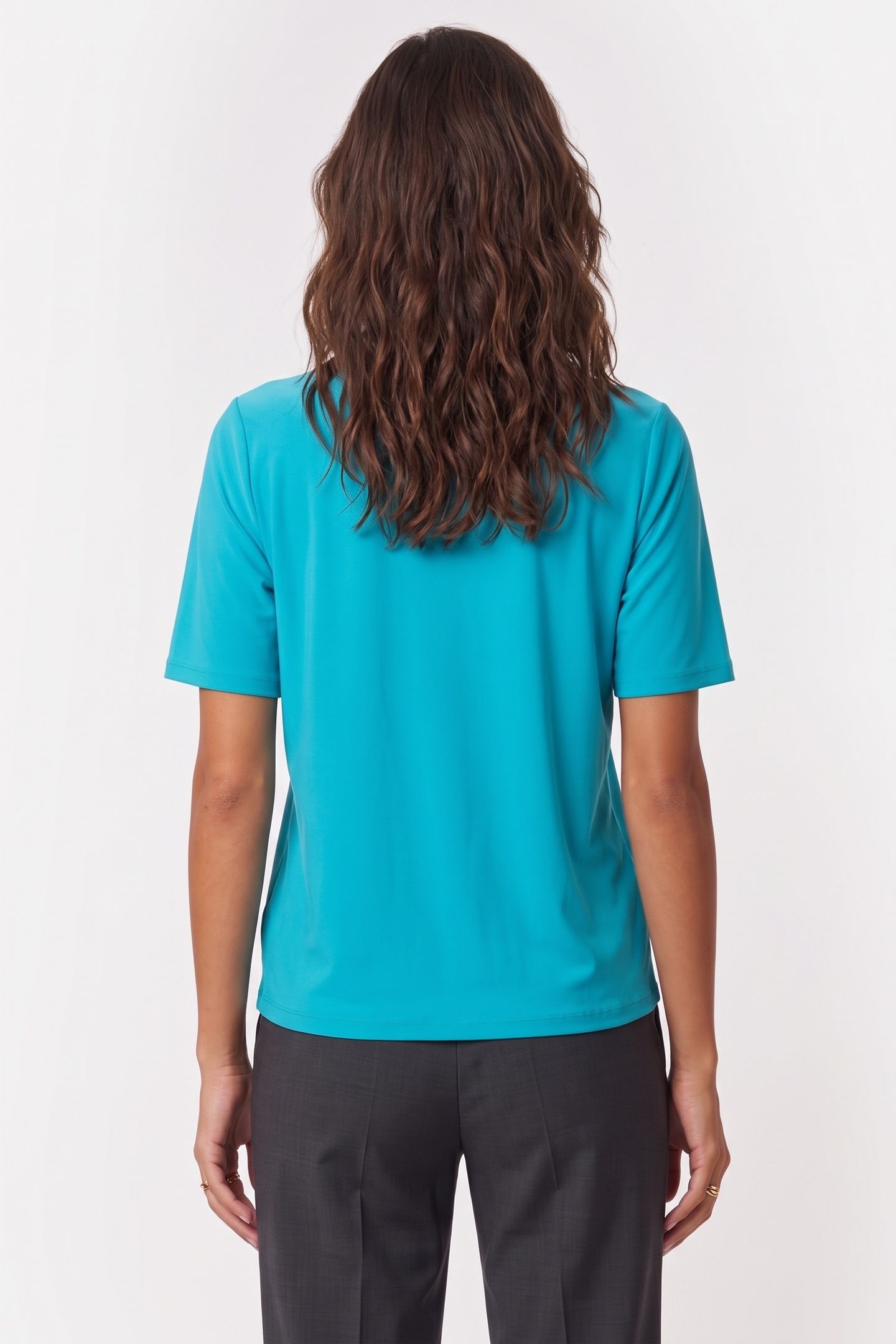 VICKY SHIRT TURQUOISE 2