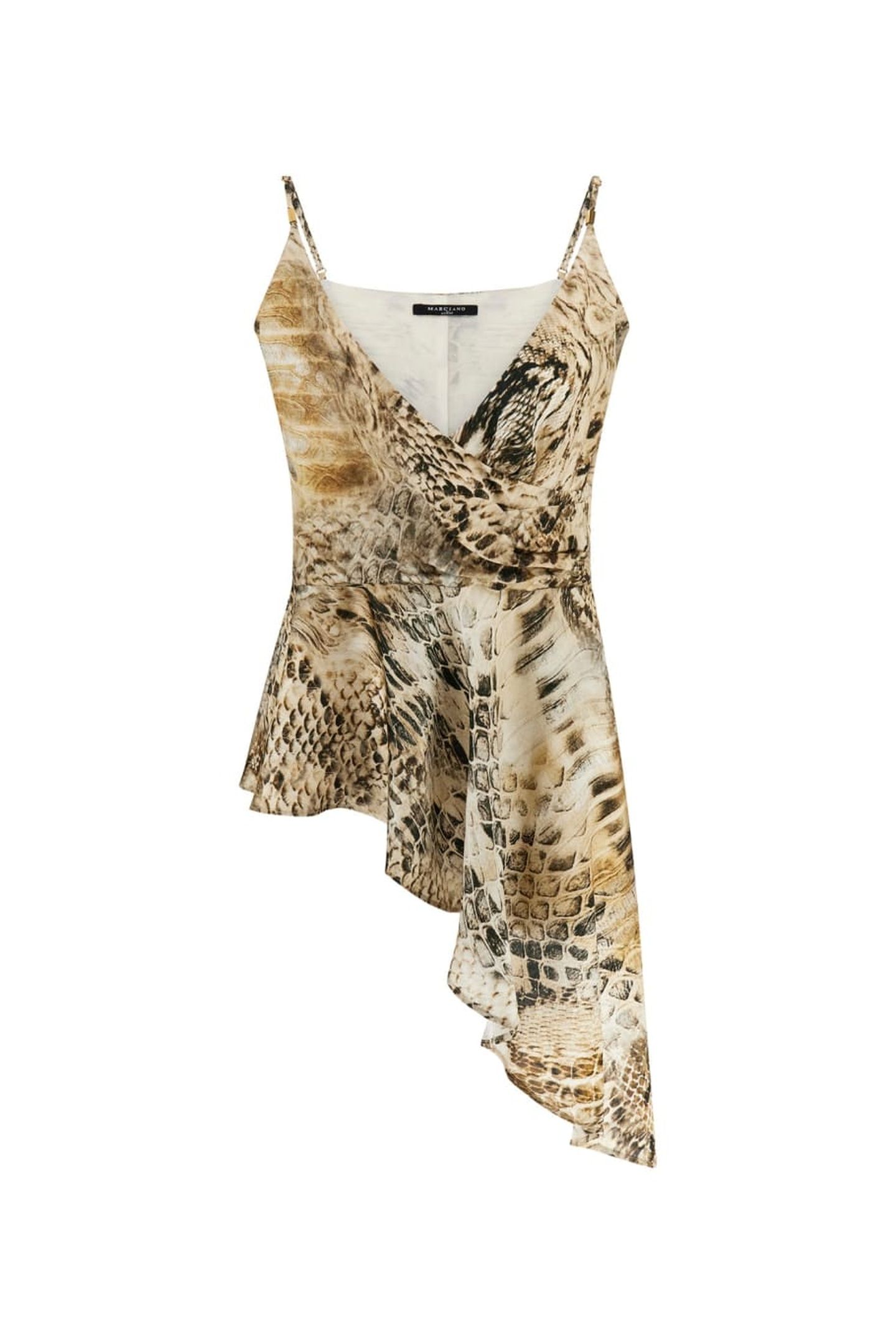 GISELLE ASYMMETRICAL JUMBLE SKIN PRINT 7