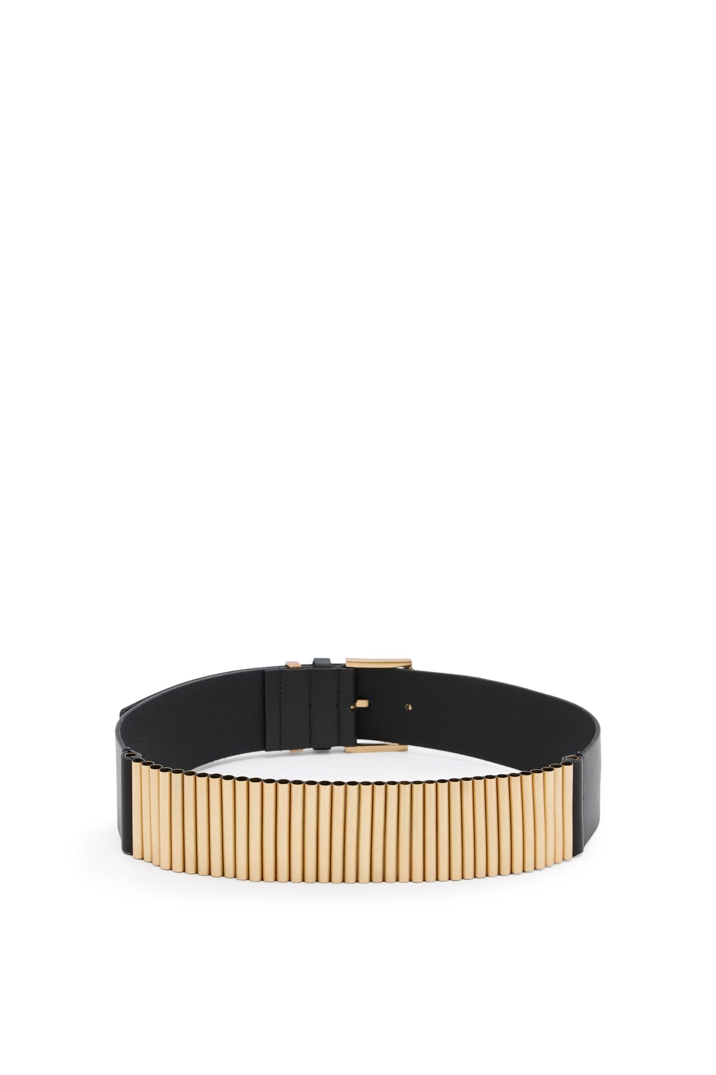 DARCY BELT BLACK/WARM BRASS 2