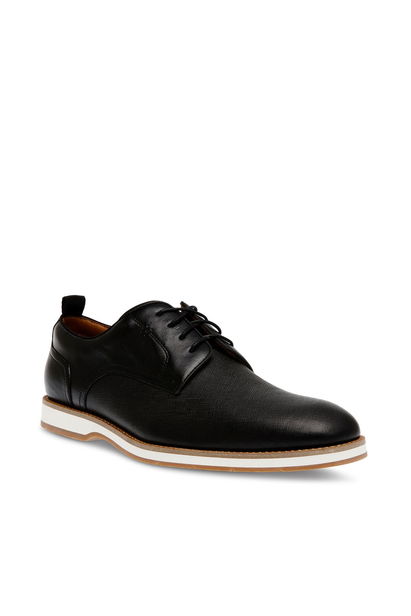 SPENTLY CASUAL SHOES BLACK LEATHER 2