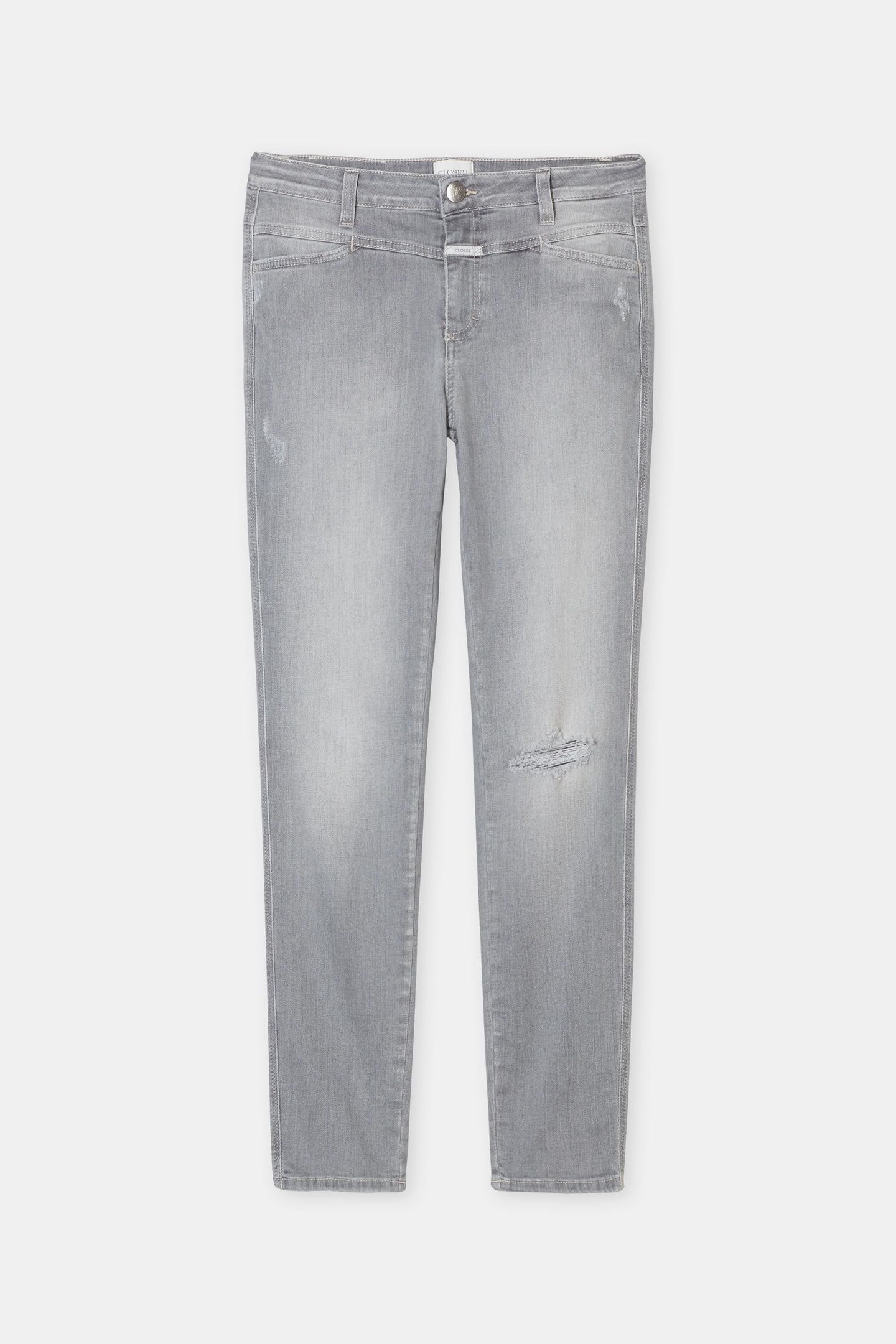 SKINNY PUSHER JEANS LIGHT GREY 5