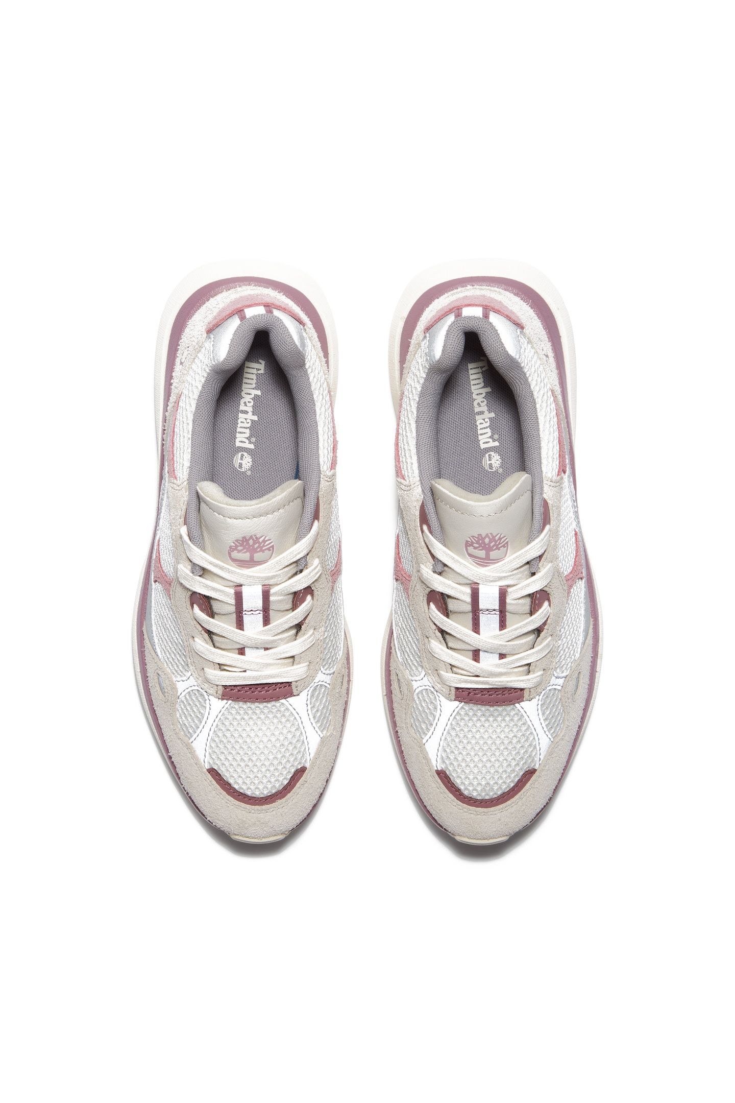 HAZEL LANE LOW LACE UP SNEAKER NATURAL MESH W MD PINK 5