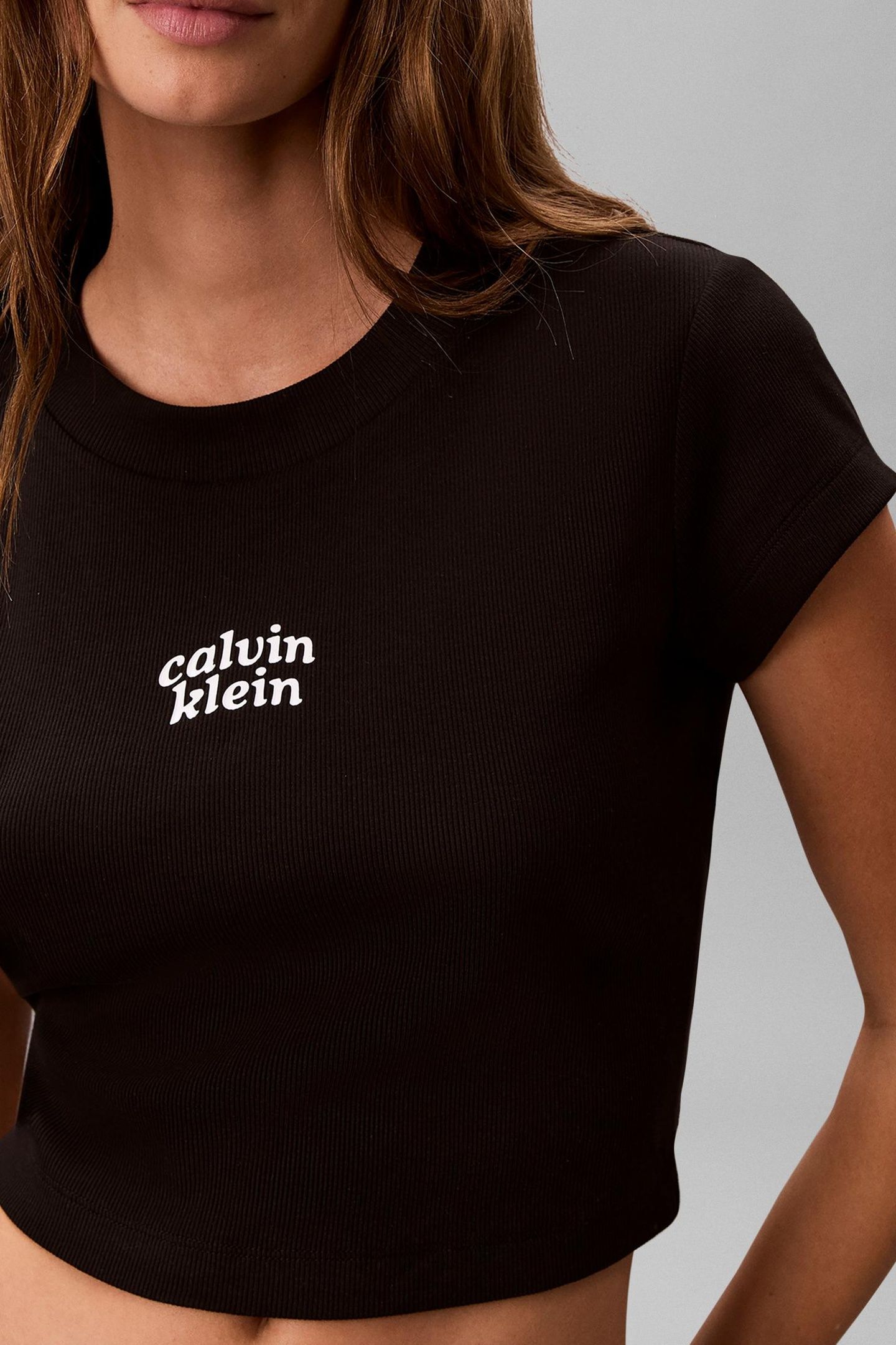SHORT SLEEVE SEASONAL LOGO BABY TEE BLACK 6