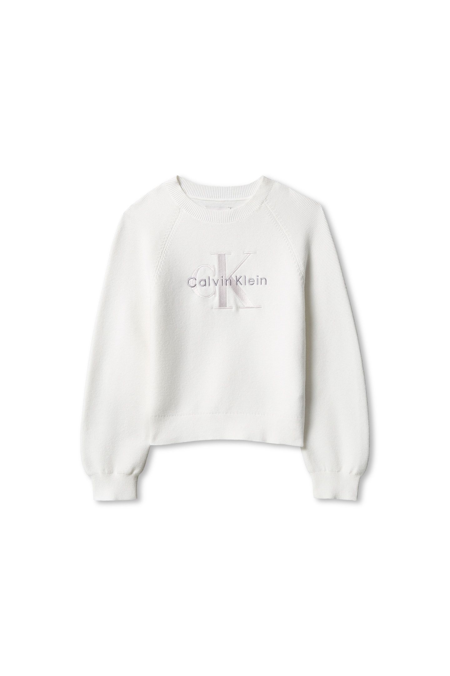 GIRLS MONOLOGO FASHION CREW NECK BRIGHT WHITE 4