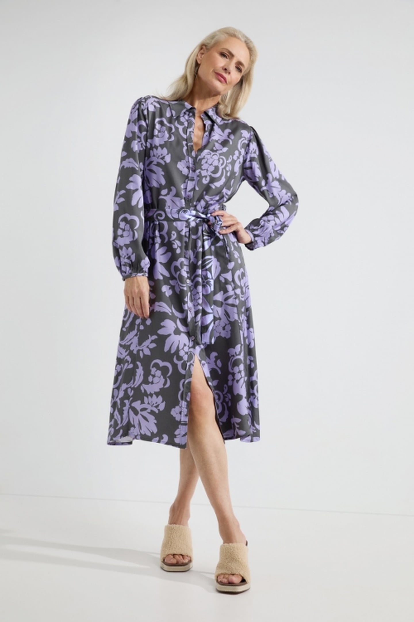 AMIRA DRESS LILAC PRINT 1