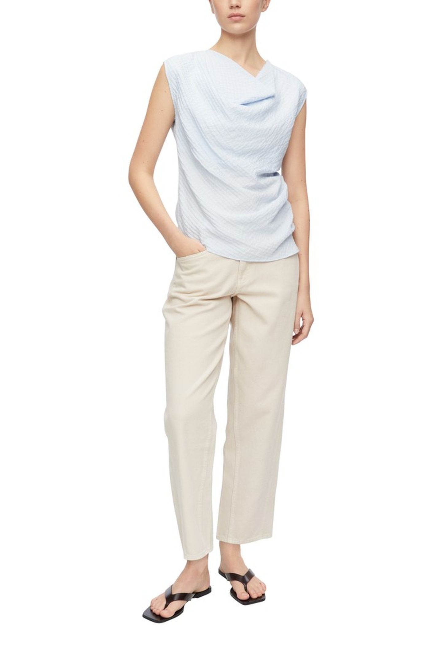 COMMA BLOUSES BLUE 3