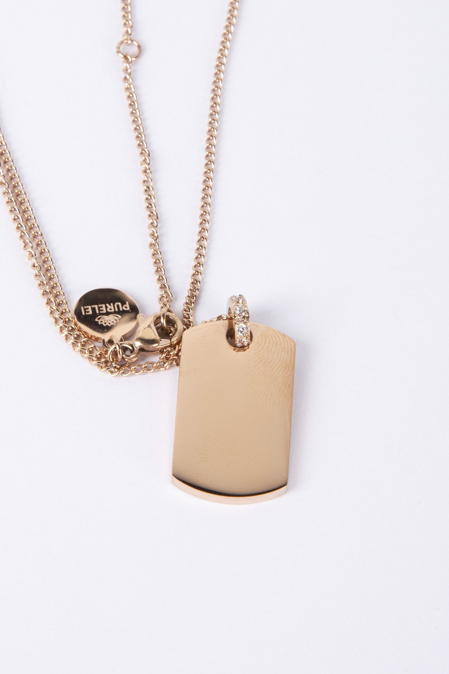 PLATE CHARM KETTE ROSEGOLD 4