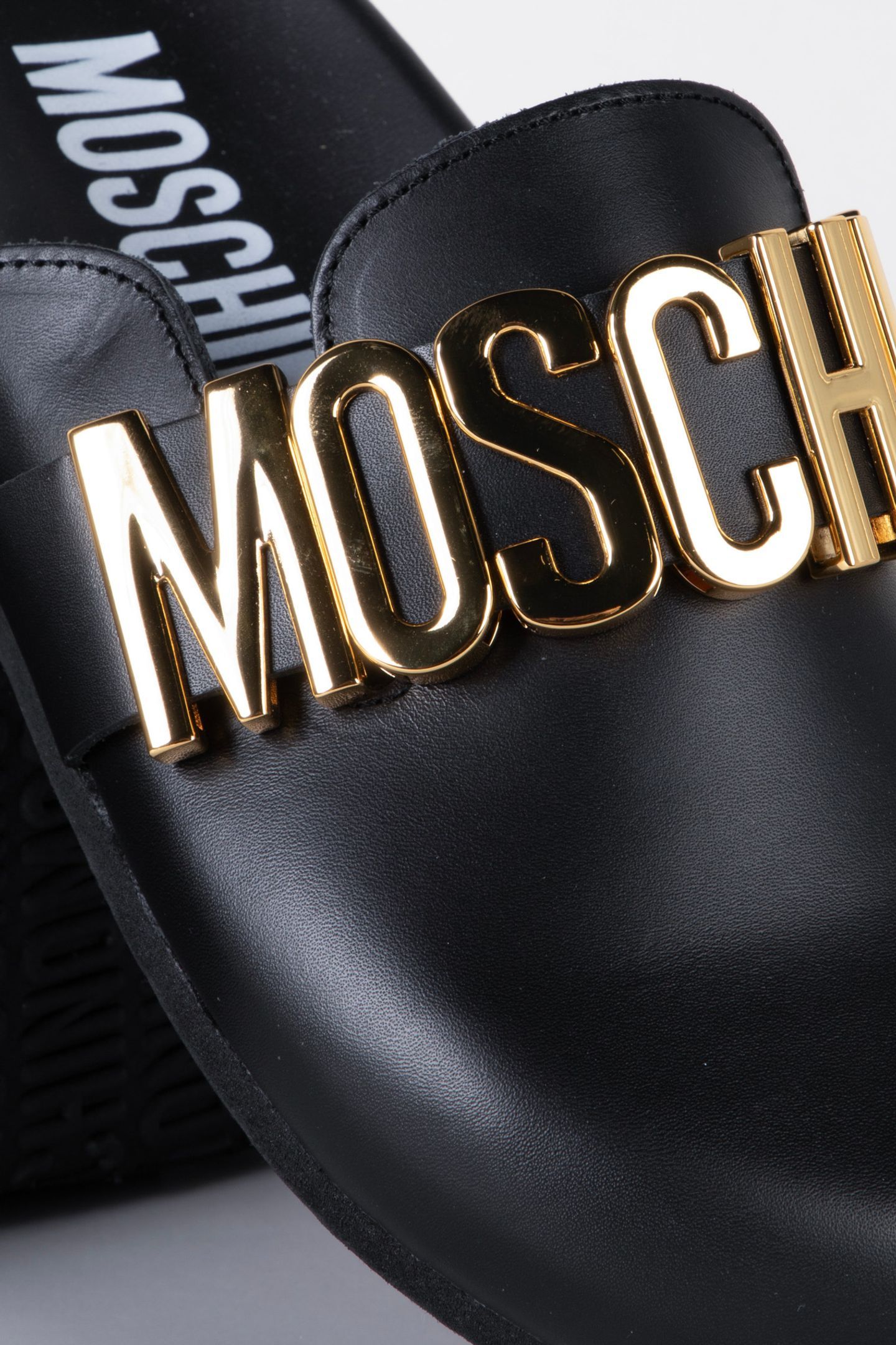 CALFSKIN MULES BLACK 4