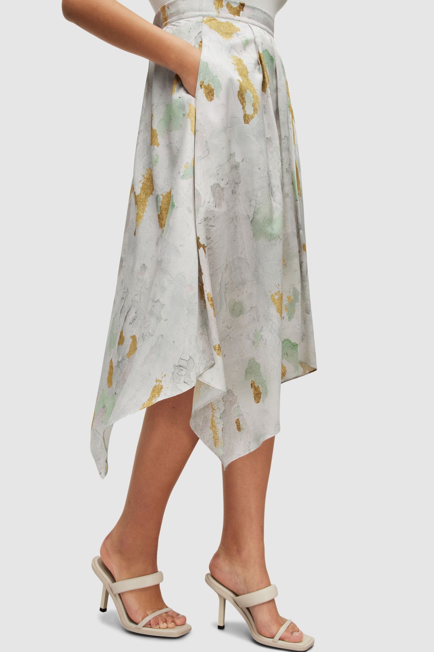 GRETA PAOLA SKIRT STONE WHITE 3