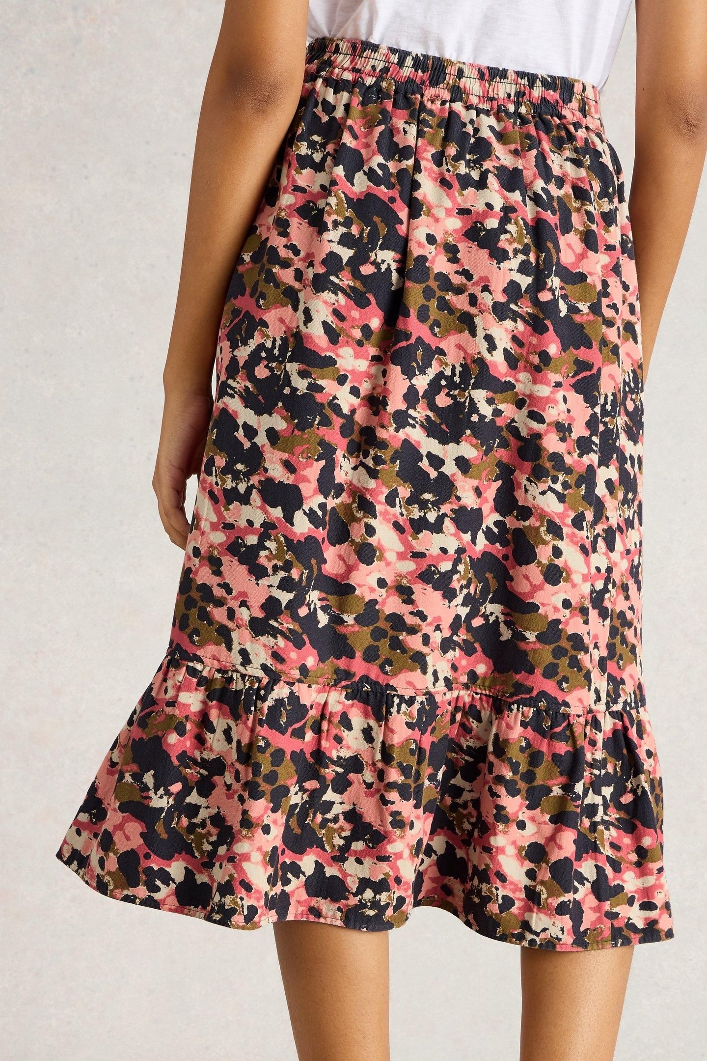 AVA REVERSIBLE SKIRT GREEN MULTI 3
