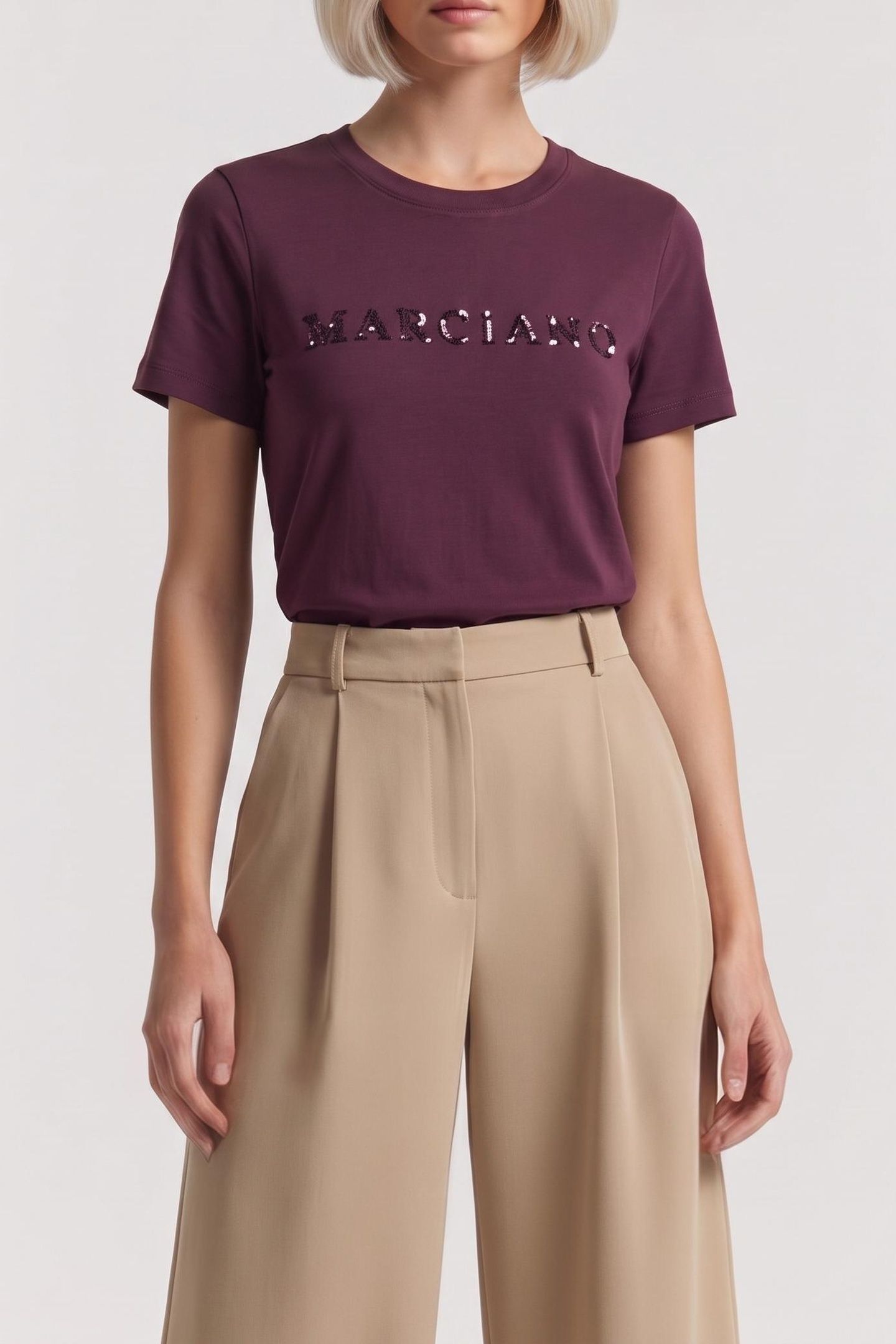 NIVES SS ROUNDNECK T REGAL PLUM 1