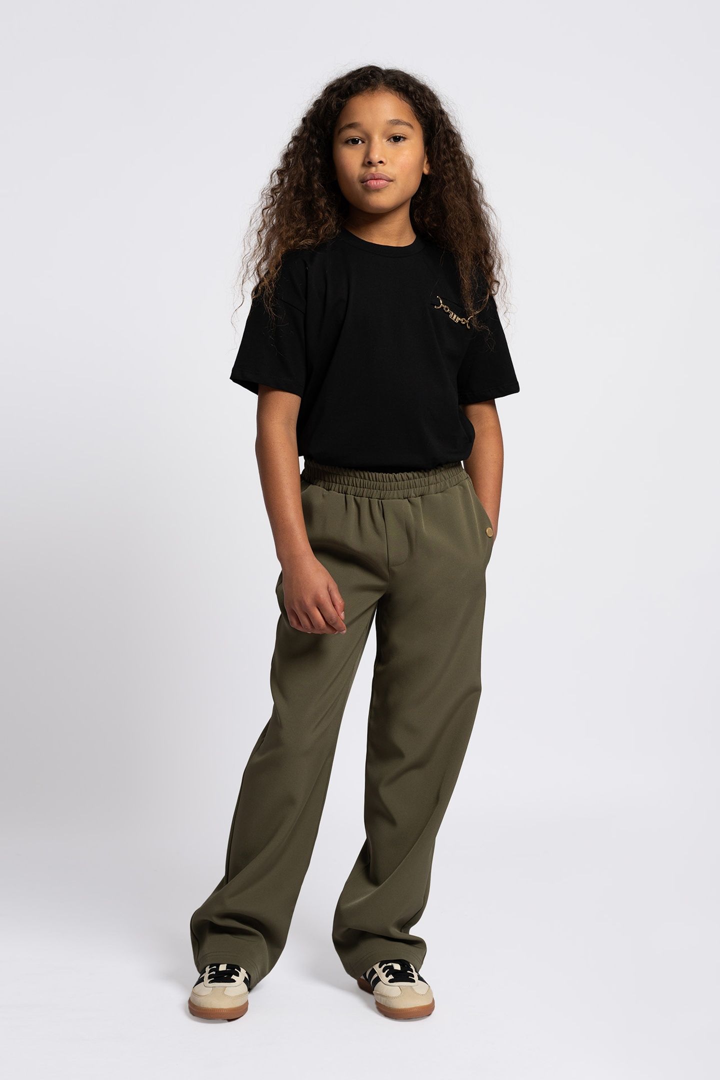 ELIZA PANTS DEEP FOREST GREEN 1