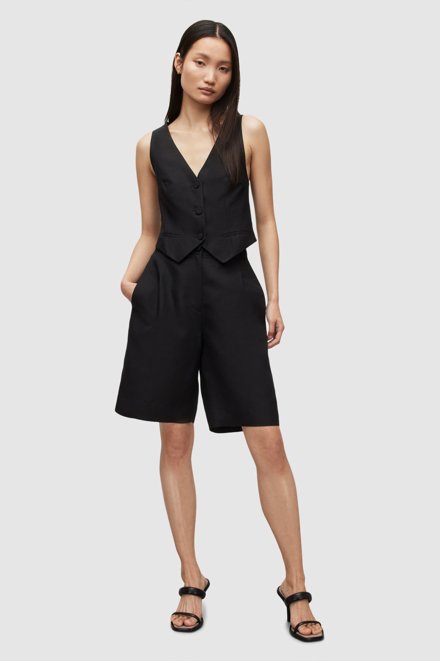PETRA WAISTCOAT BLACK 1