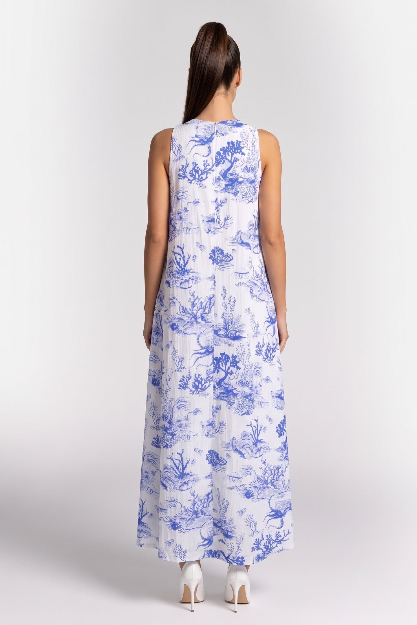 GERALDINE OCEAN TREASURE AOP WHITE 2