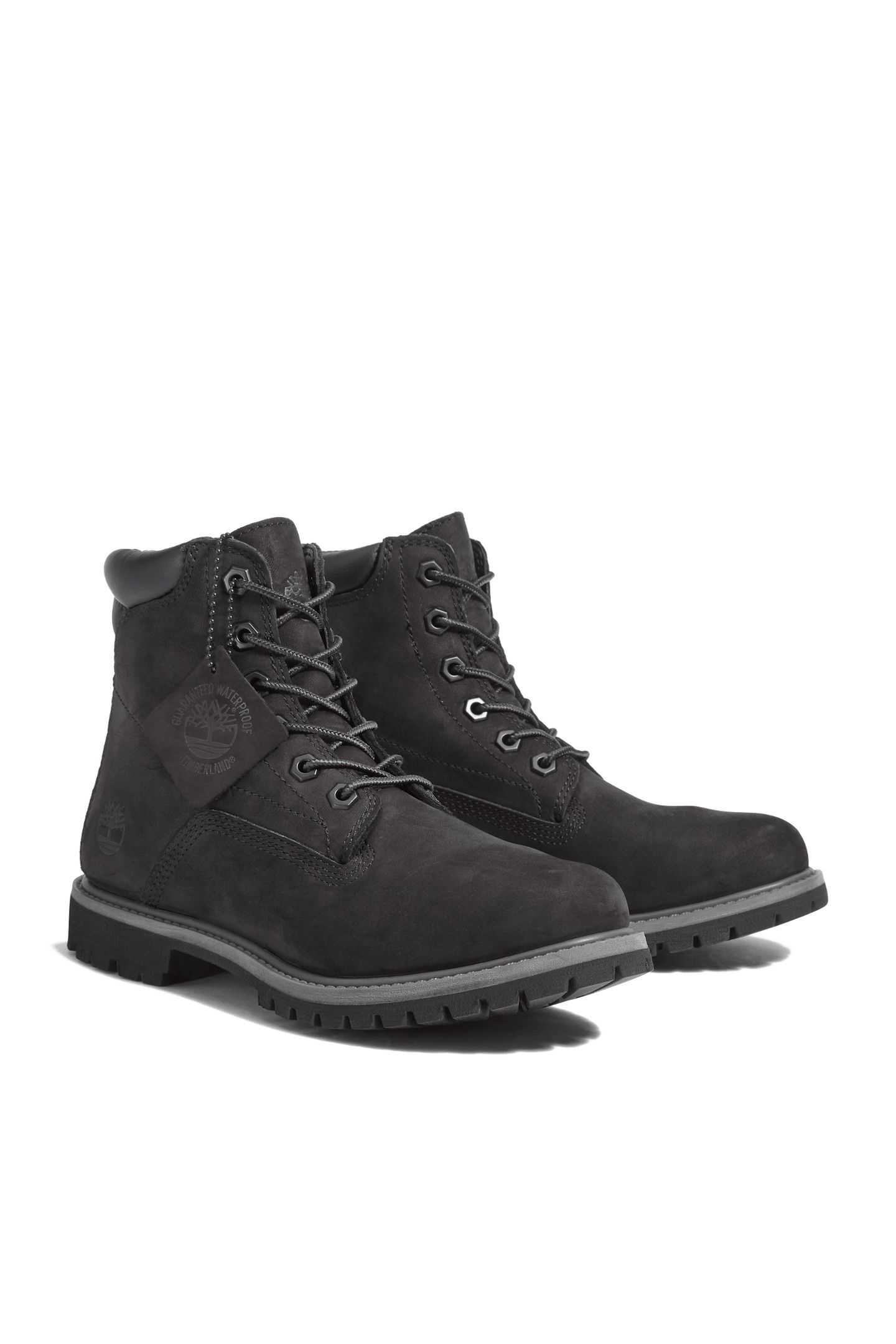 WATERVILLE 6 INCH LACE UP WATERPROOF BOOT BLACK 2